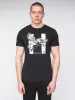 Mens Curveball T-Shirt Black sold by Brand Corner
