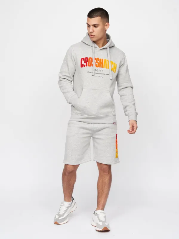 Flocked Shorts Grey Marl sold by Brand Corner