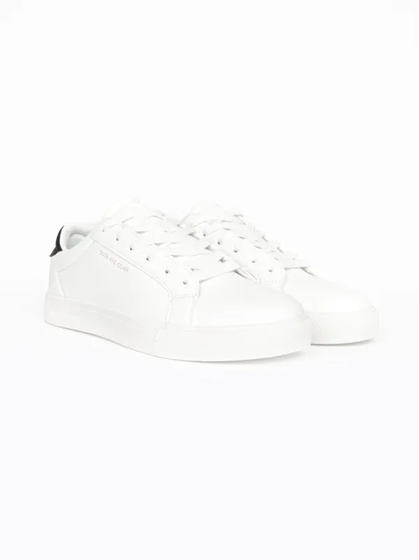 Claspar Trainers White/Black sold by Brand Corner