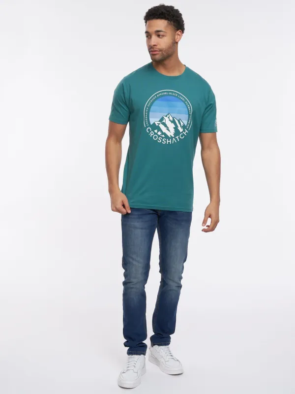 Kamet T-Shirt Green Marl sold by Brand Corner
