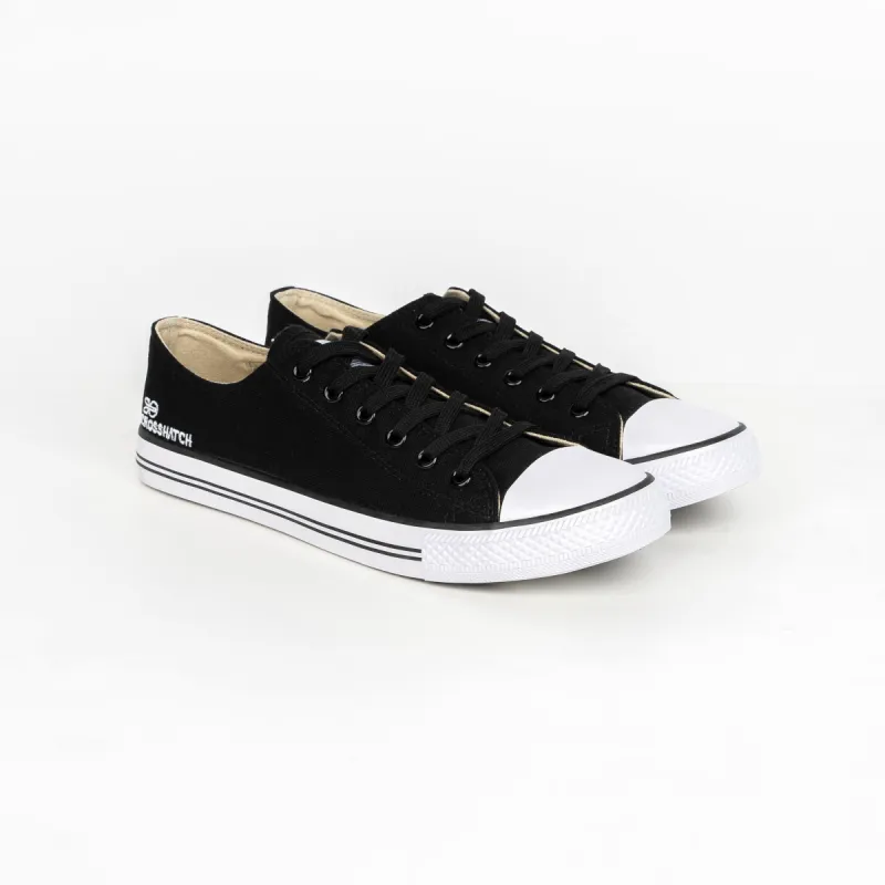 Crosshatch Mens Halfpipe Trainers Black sold by Brand Corner