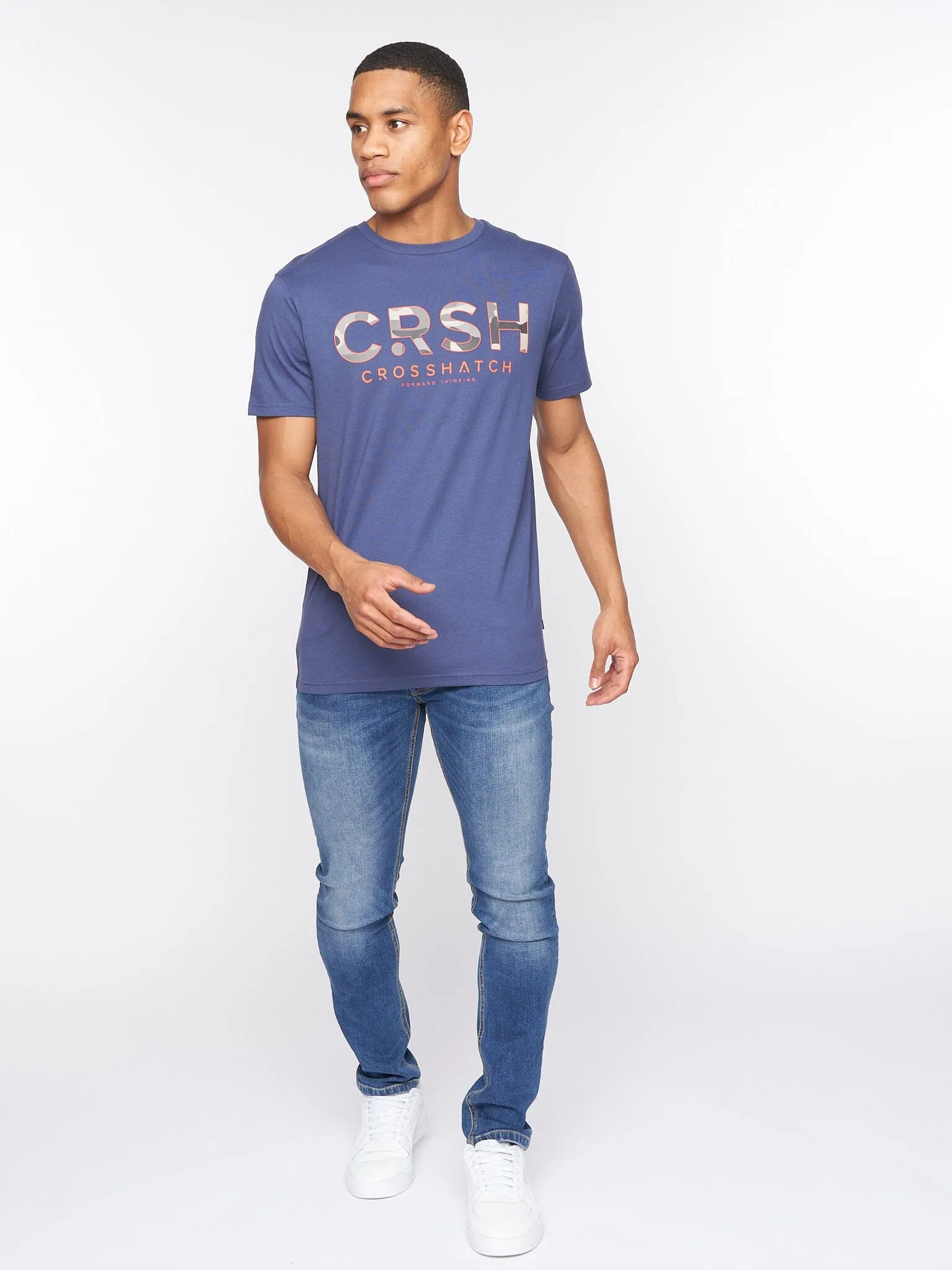 Fratter T-Shirt Denim Blue sold by Brand Corner product image thumbnail 3