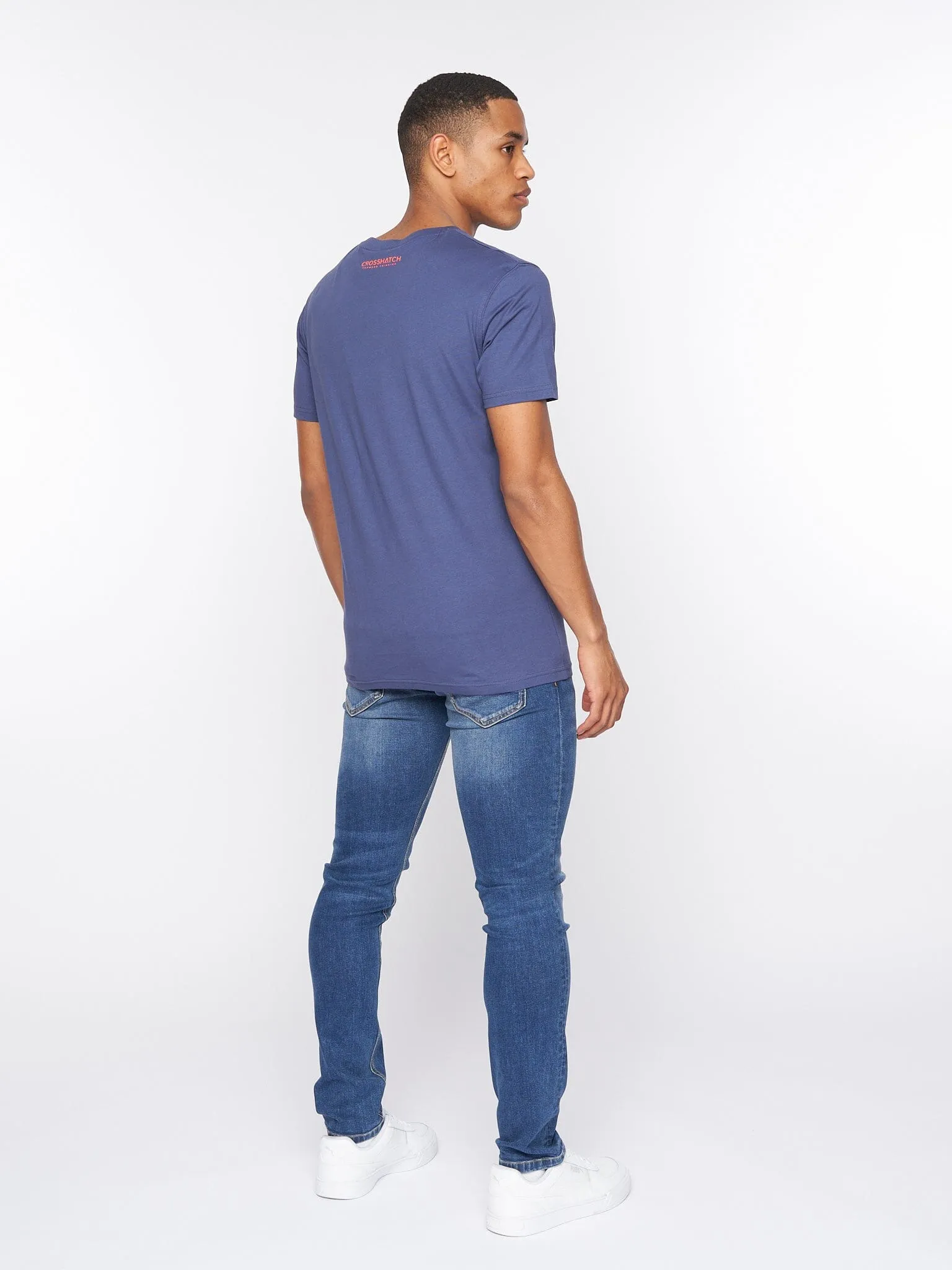 Fratter T-Shirt Denim Blue sold by Brand Corner product image thumbnail 4