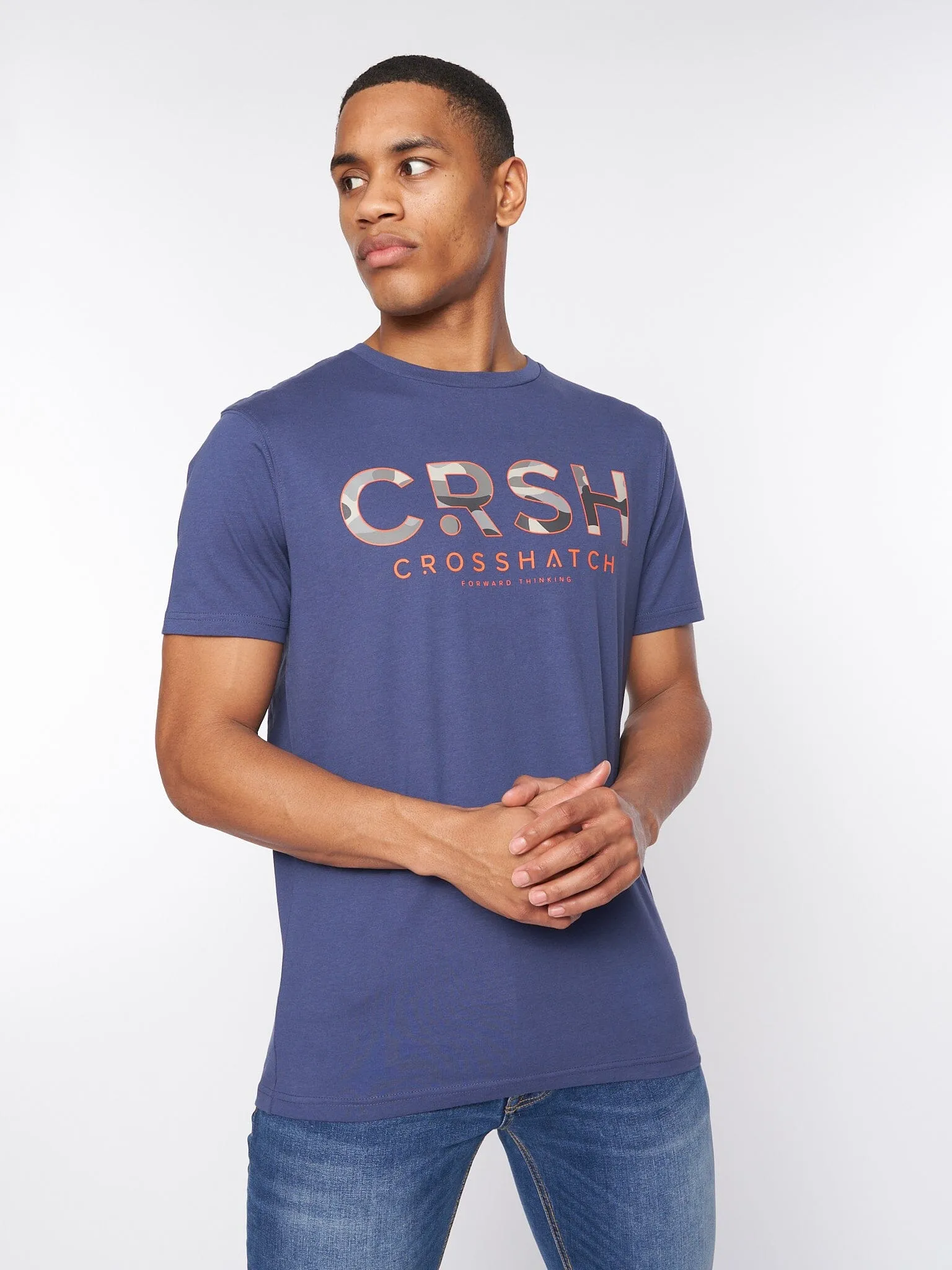 Fratter T-Shirt Denim Blue sold by Brand Corner