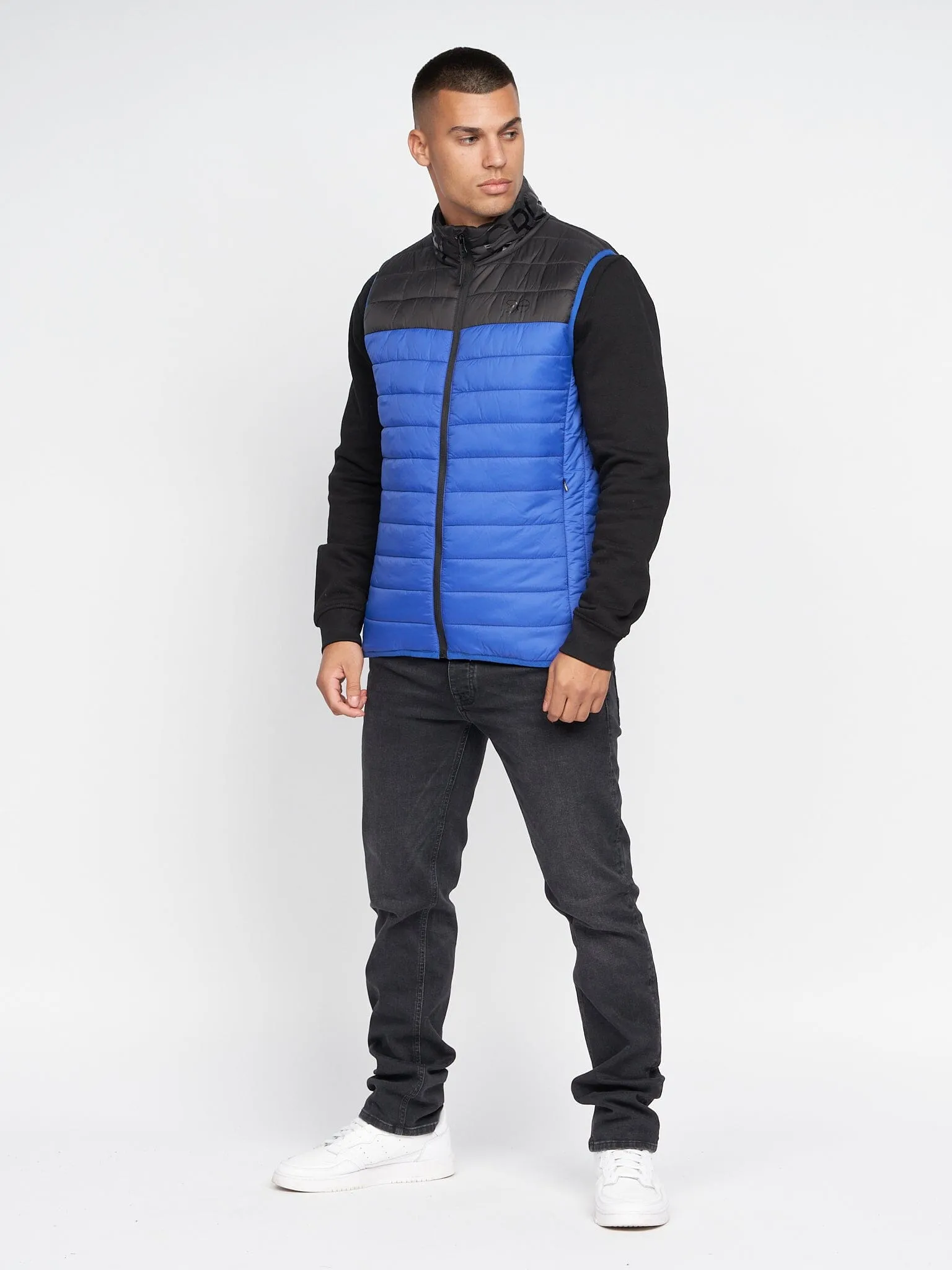 Presnell High Neck Gilet Blue sold by Brand Corner product image thumbnail 4