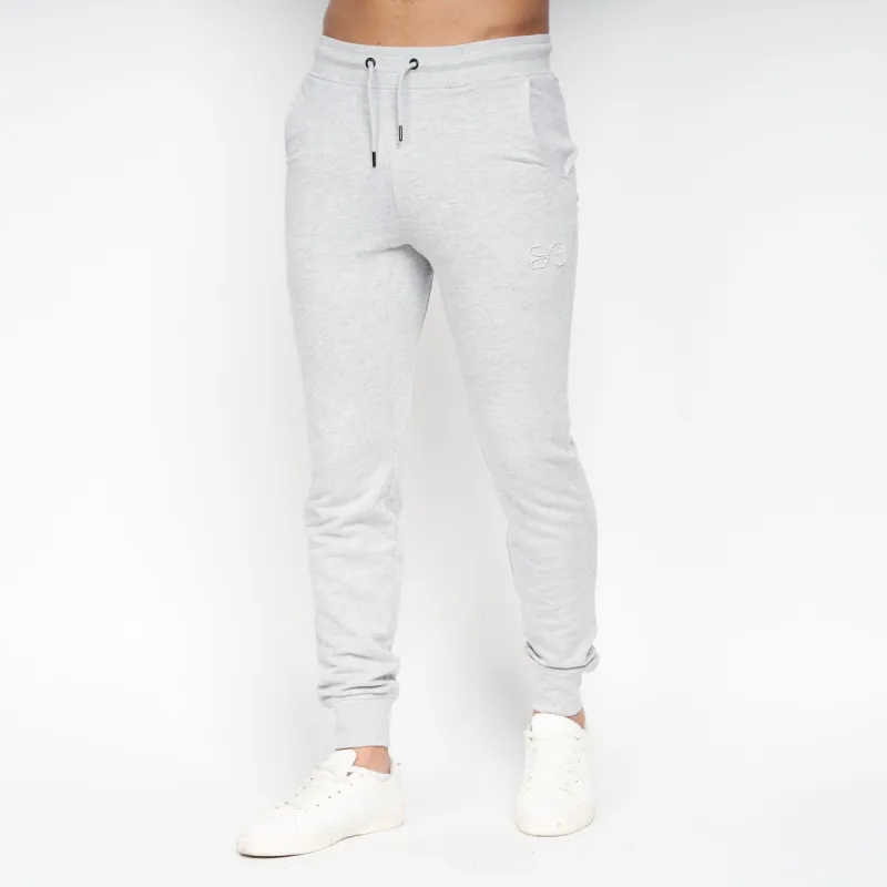 Crosshatch Mens Karmon Joggers Grey Marl sold by Brand Corner