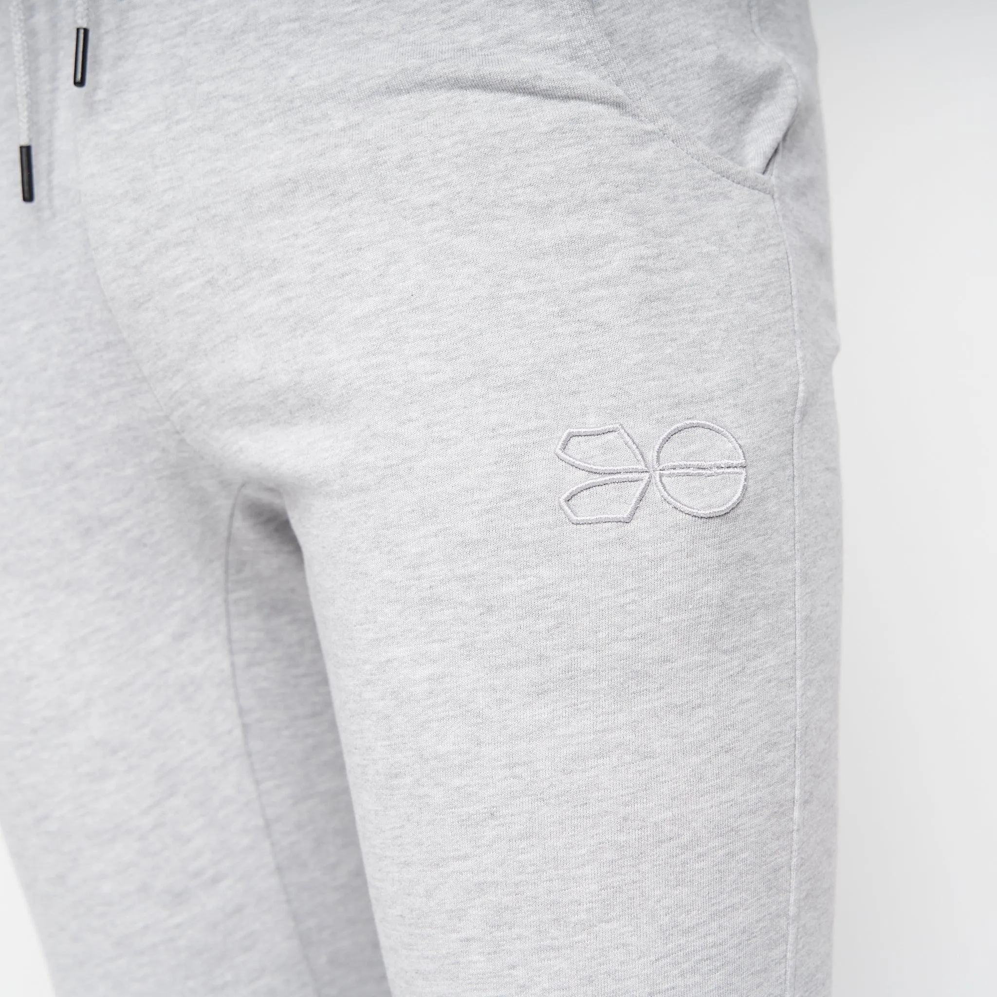 Crosshatch Mens Karmon Joggers Grey Marl sold by Brand Corner product image thumbnail 3