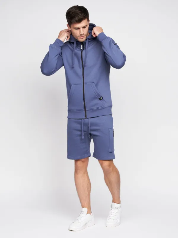 Milgate Zip Thru Hoodie Navy sold by Brand Corner