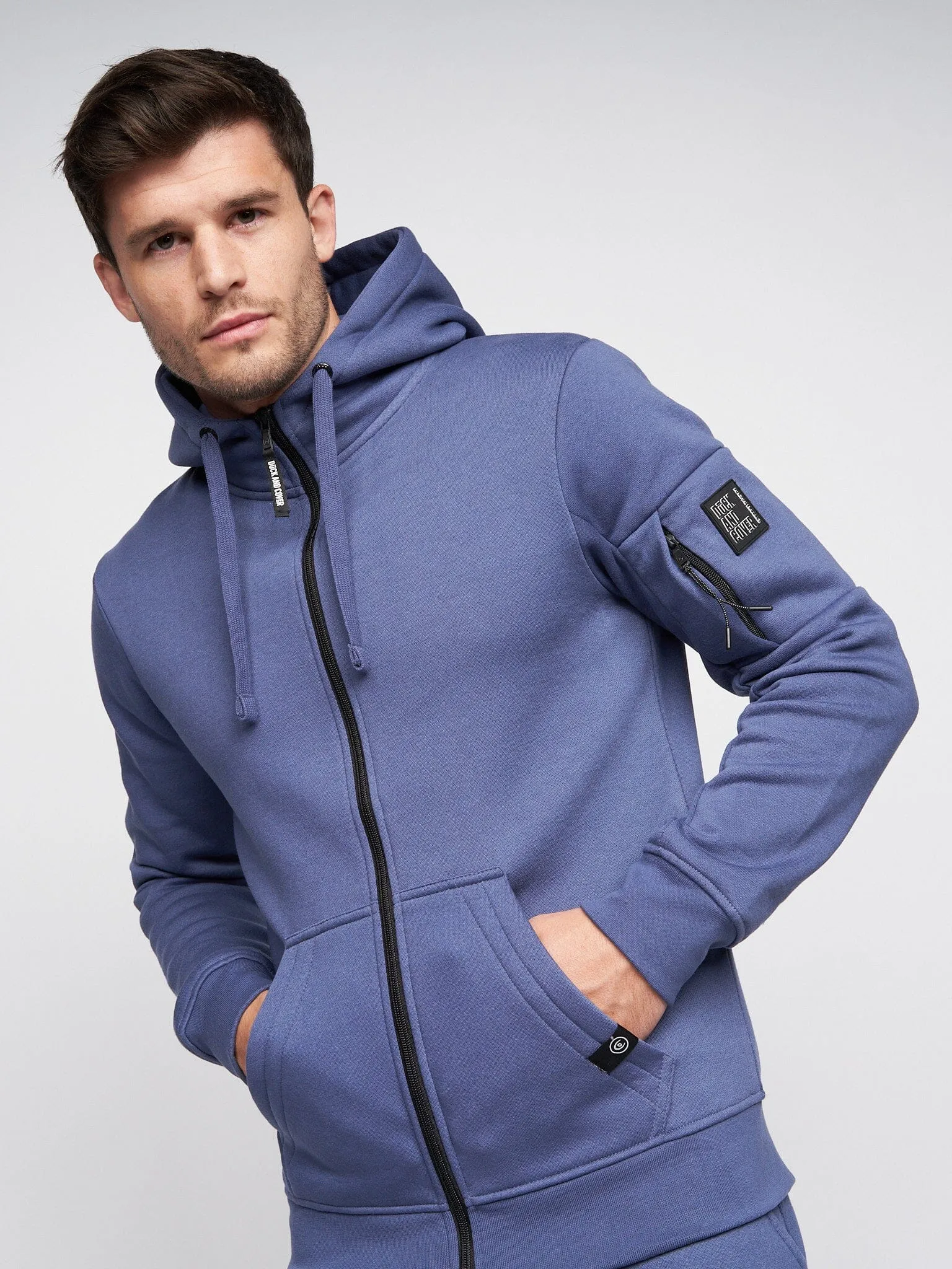 Milgate Zip Thru Hoodie Navy sold by Brand Corner product image thumbnail 5