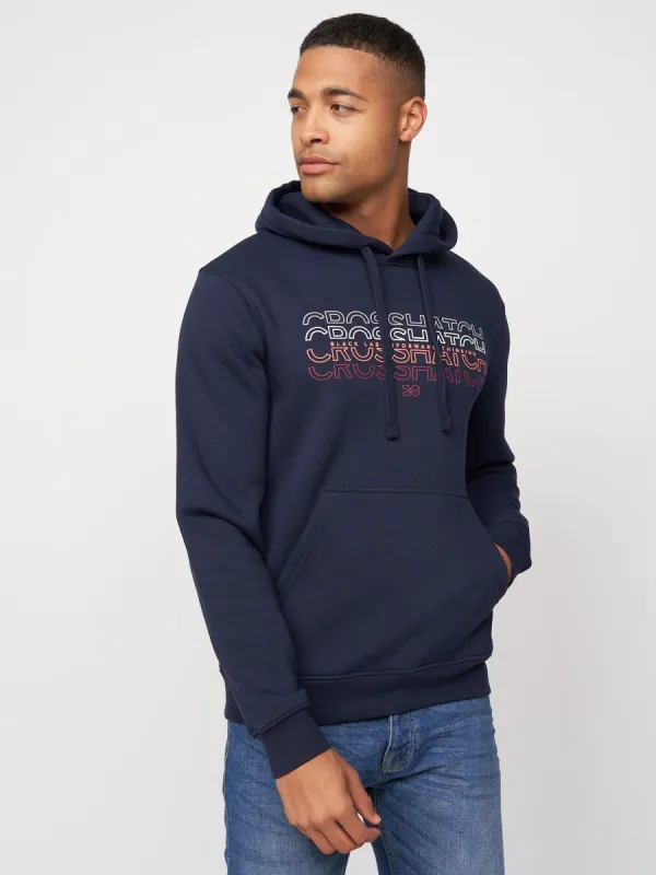 Manfred Hoodie Navy sold by Brand Corner