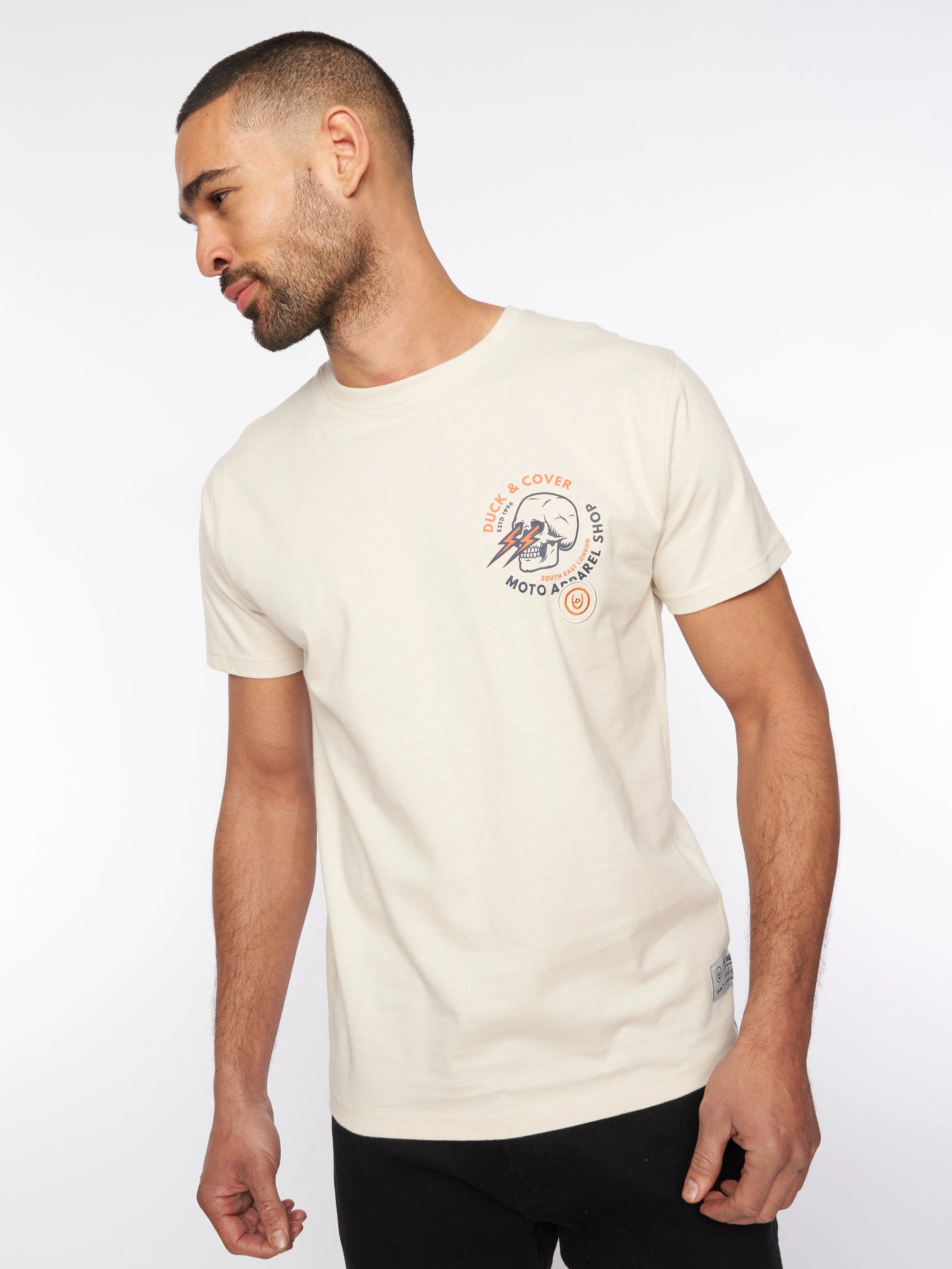 Blevins T-Shirt Off White sold by Brand Corner product image thumbnail 4