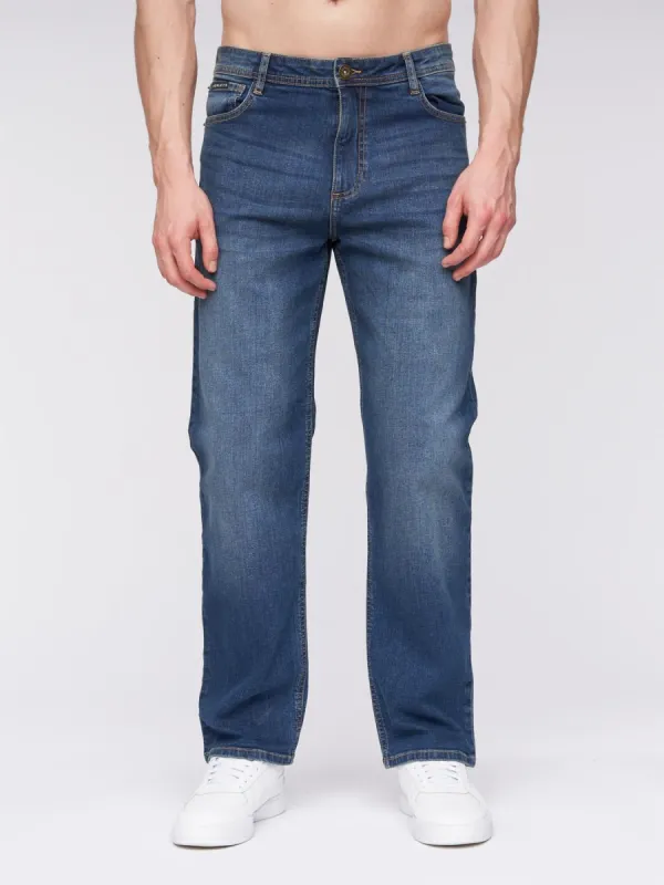 Mens Breeze Straight Fit Jeans Stone Wash sold by Brand Corner