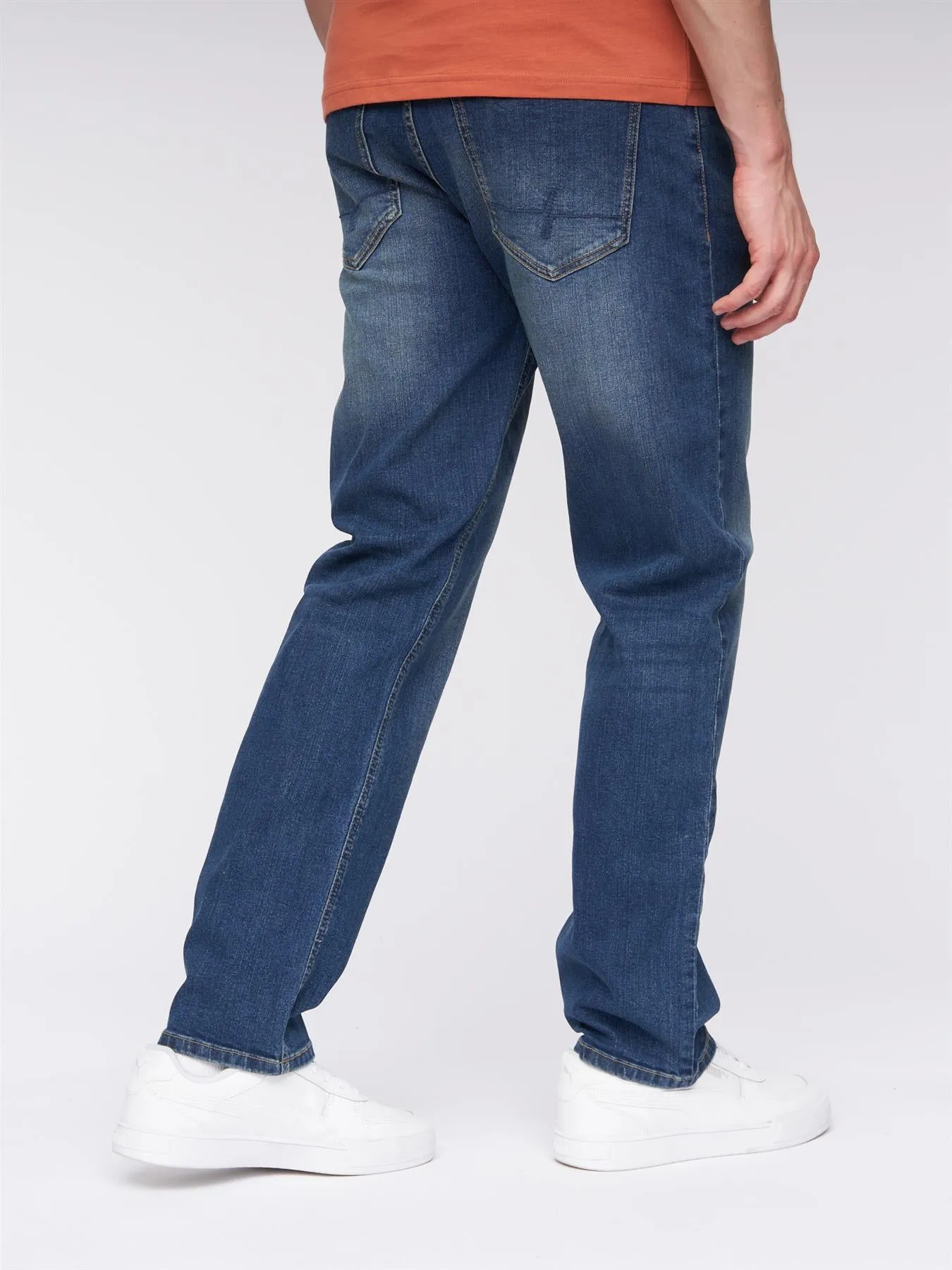 Mens Breeze Straight Fit Jeans Stone Wash sold by Brand Corner product image thumbnail 4