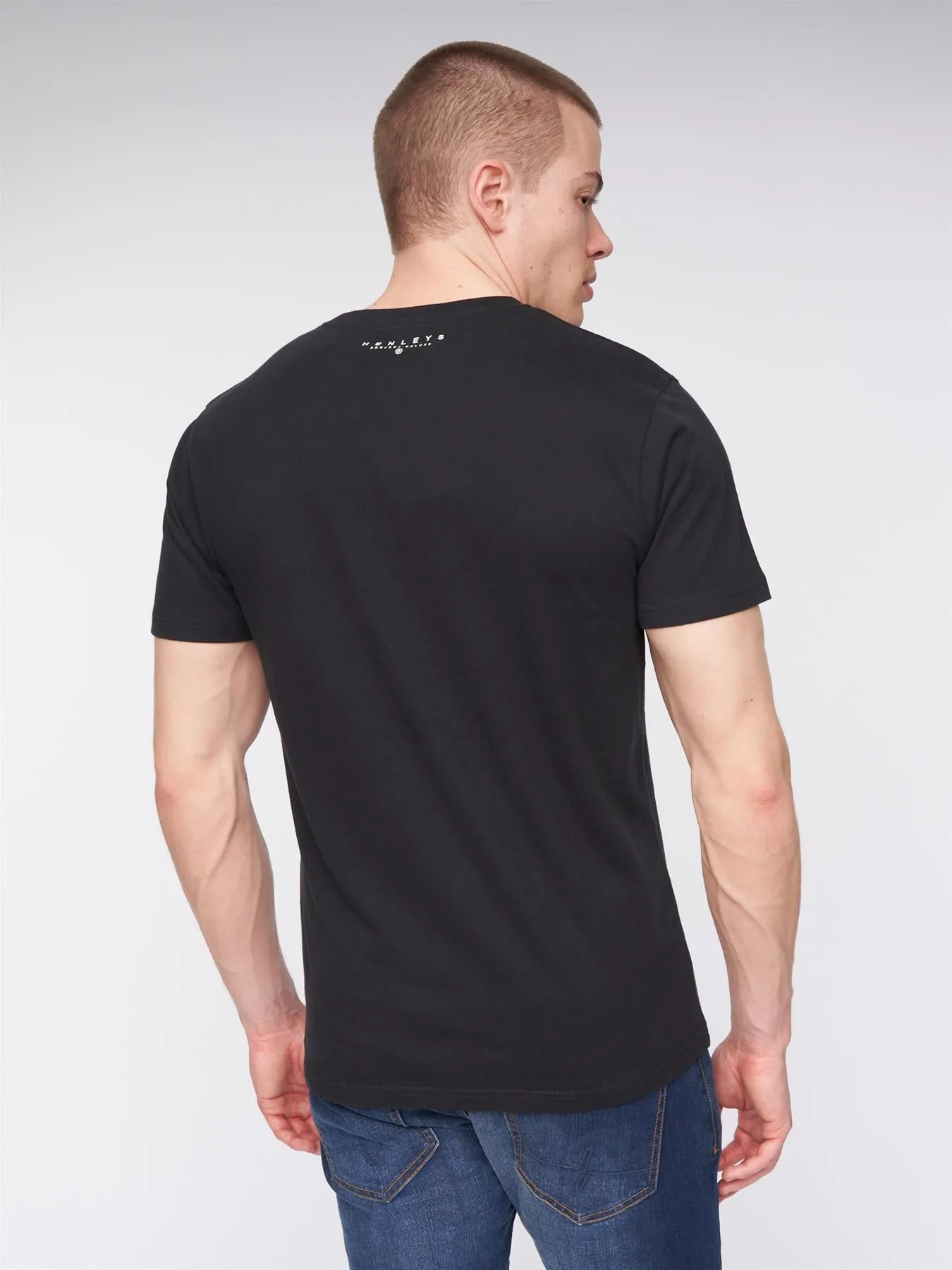 Mens Scripthen T-Shirt Black sold by Brand Corner product image thumbnail 4