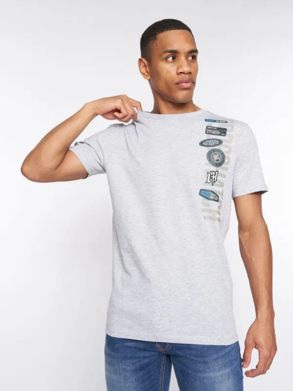 Pepperhill T-Shirt Light Grey Marl sold by Brand Corner