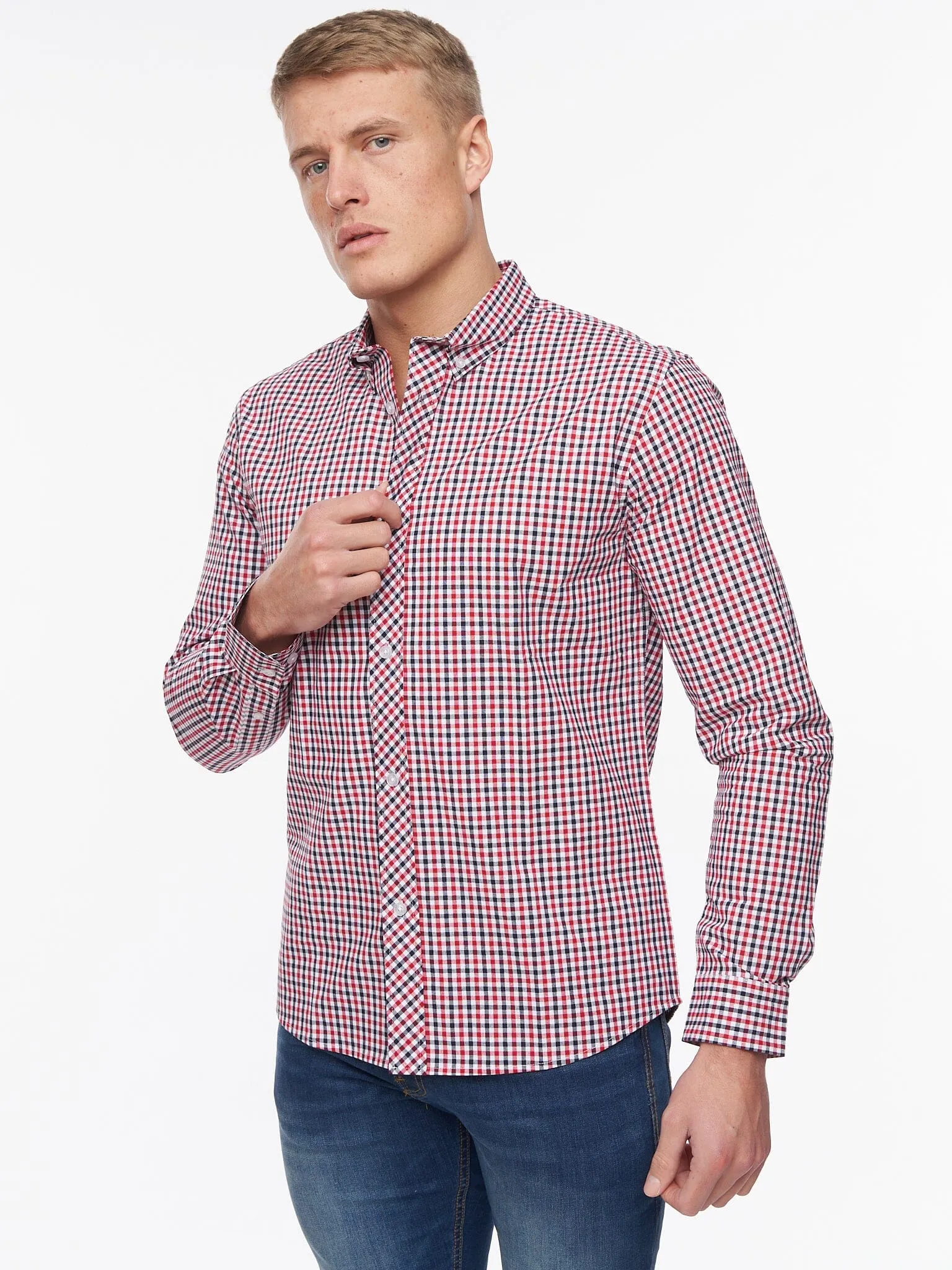 Macrae Shirt Red Check sold by Brand Corner product image thumbnail 3