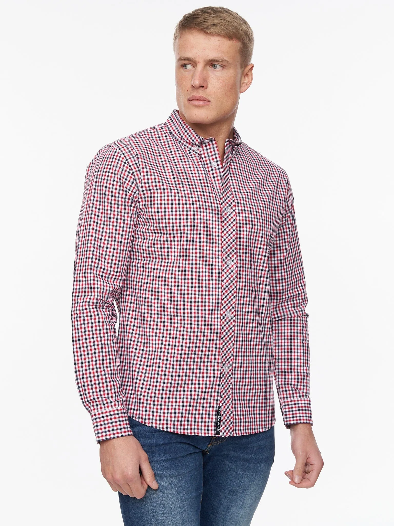Macrae Shirt Red Check sold by Brand Corner