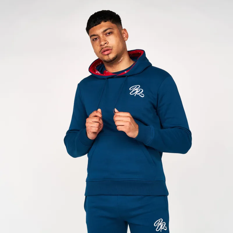 Born Rich Mens Fontaine Hoodie Sky Captain sold by Brand Corner