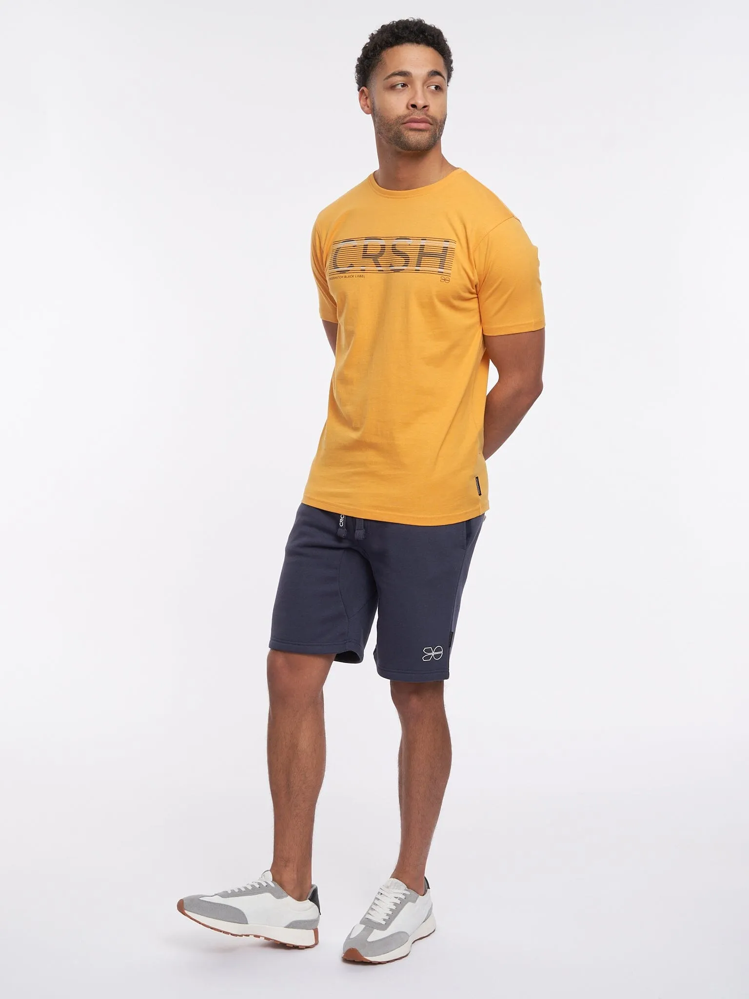 Goldsbury Fleece Shorts Navy sold by Brand Corner