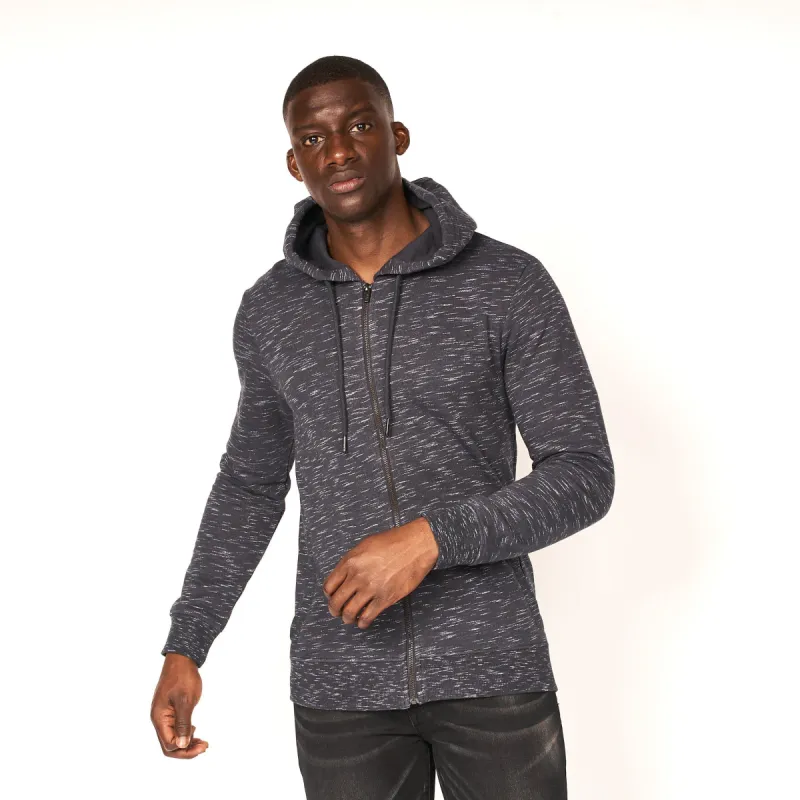 Smith and Jones Mens Gabion ZipThru Sweat Total Eclipse sold by Brand Corner