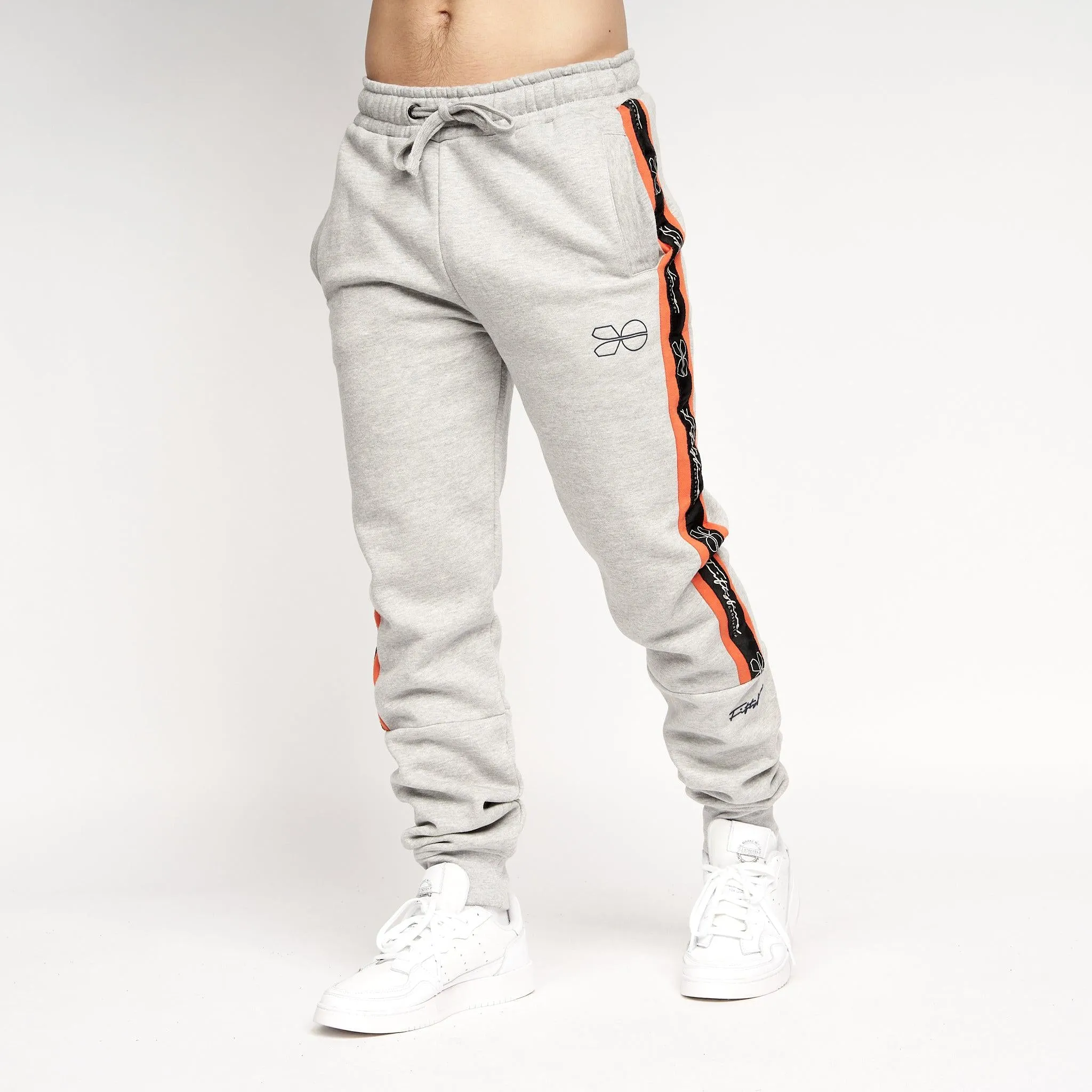 Mens Stoneage Joggers Grey Marl sold by Brand Corner
