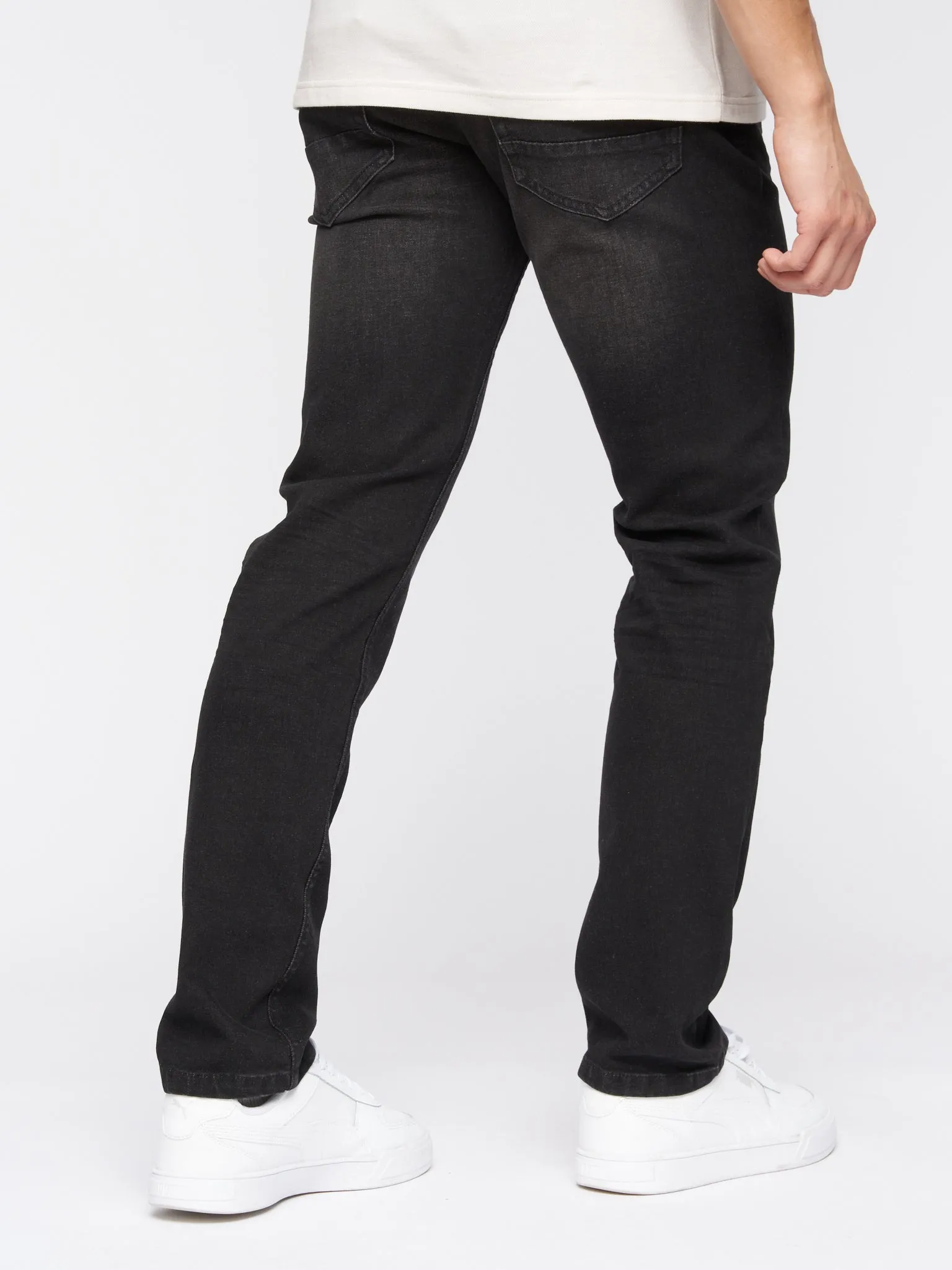 Crosshatch Mens Malcolm Slim Fit Jeans Black Wash sold by Brand Corner product image thumbnail 5