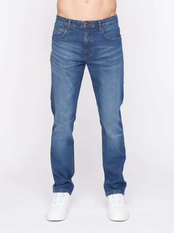 Crosshatch Mens Svelte Stretch Jeans Stone Wash sold by Brand Corner