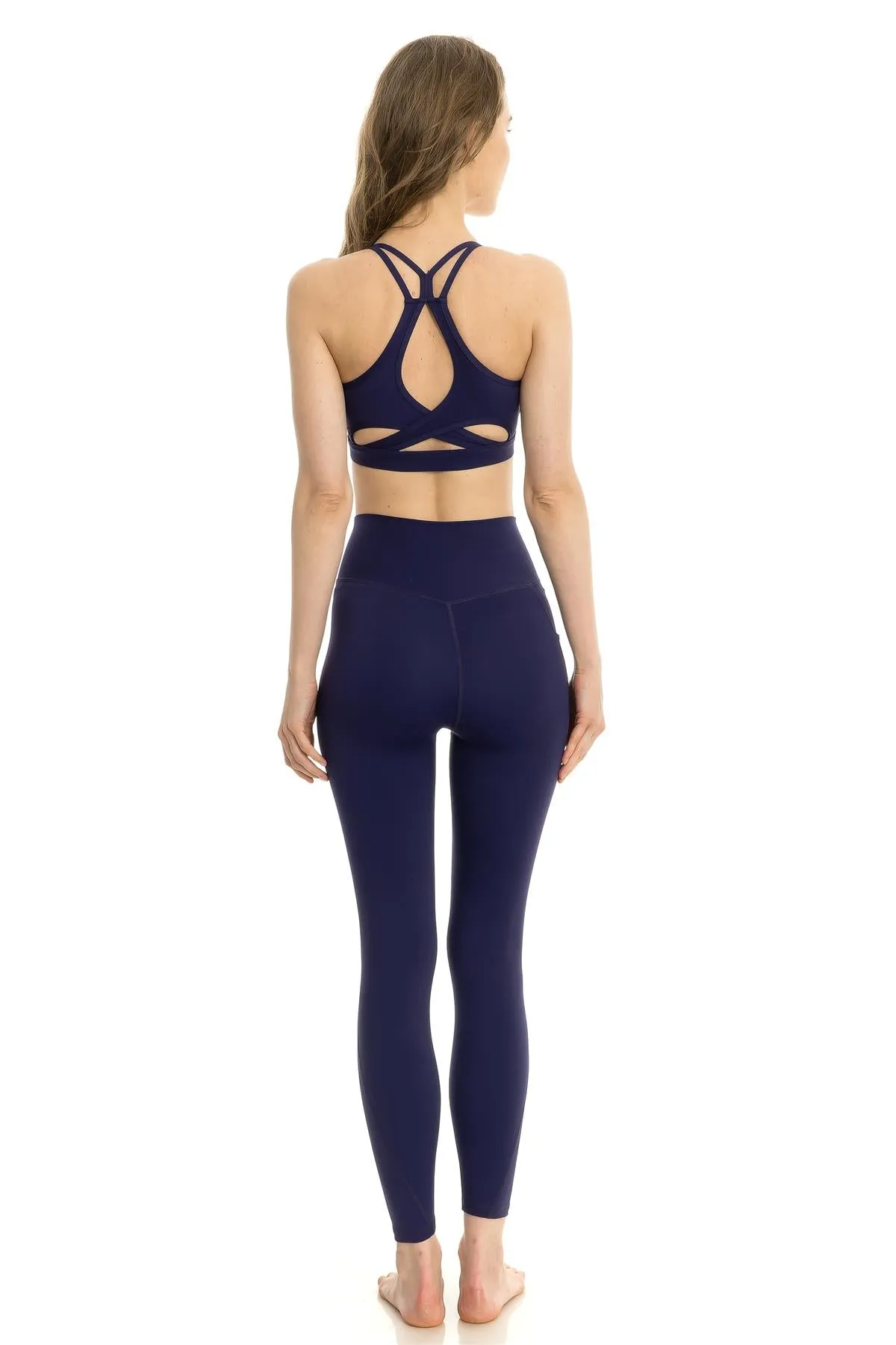 Arya  Pocket Leggings Navy sold by Brand Corner product image thumbnail 4