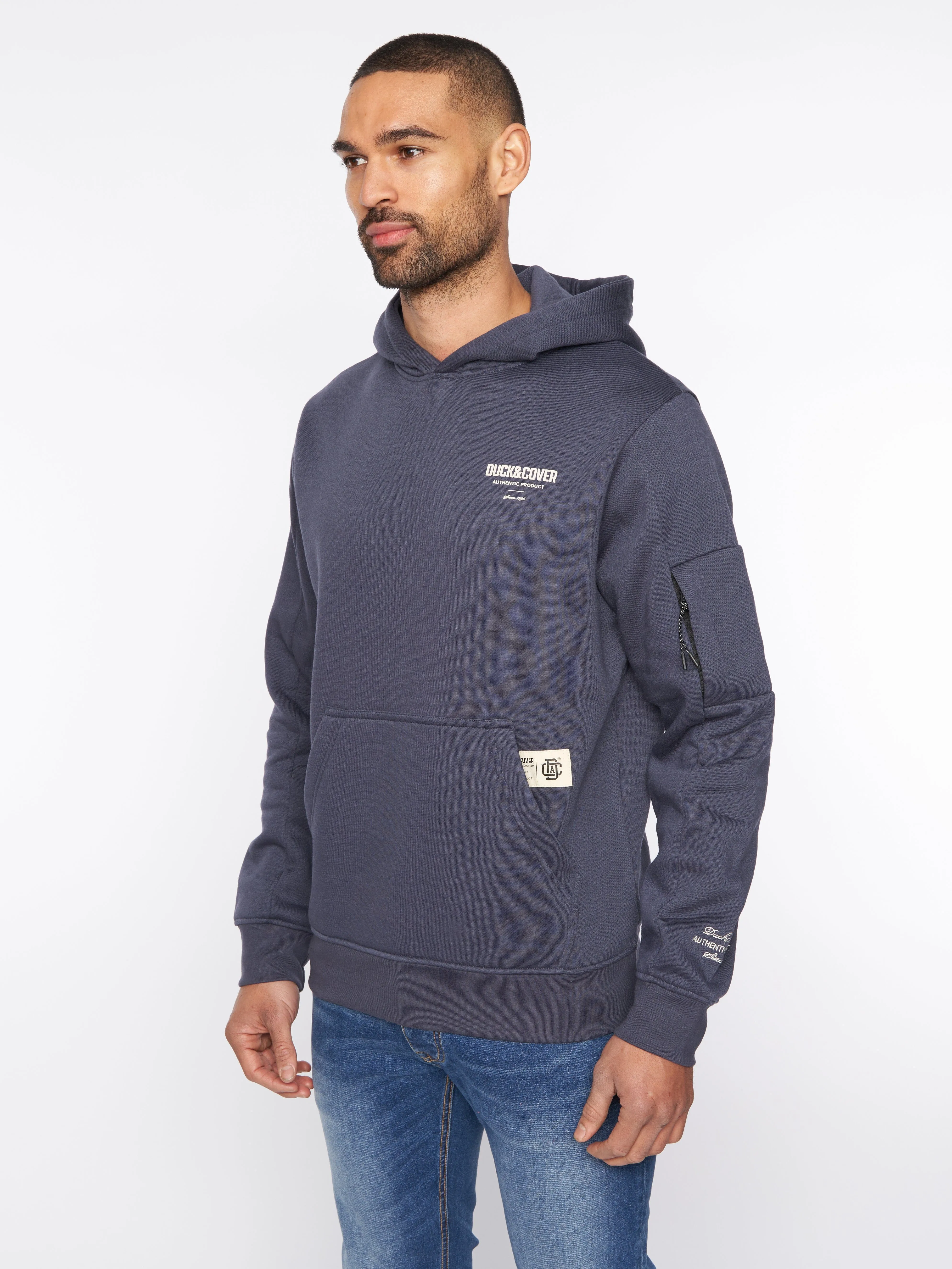 Lewys Hoodie Navy sold by Brand Corner product image thumbnail 2