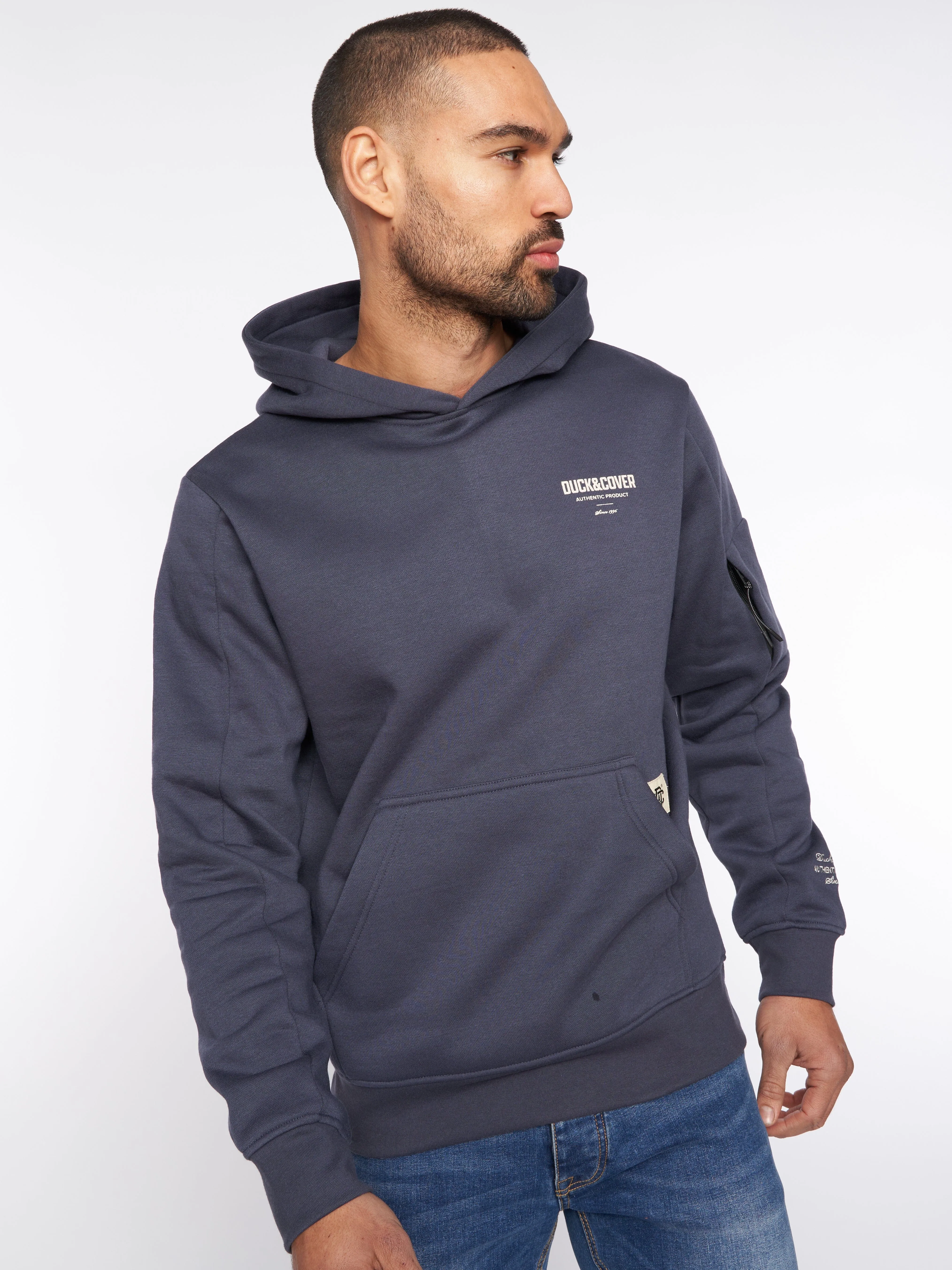 Lewys Hoodie Navy sold by Brand Corner product image thumbnail 5