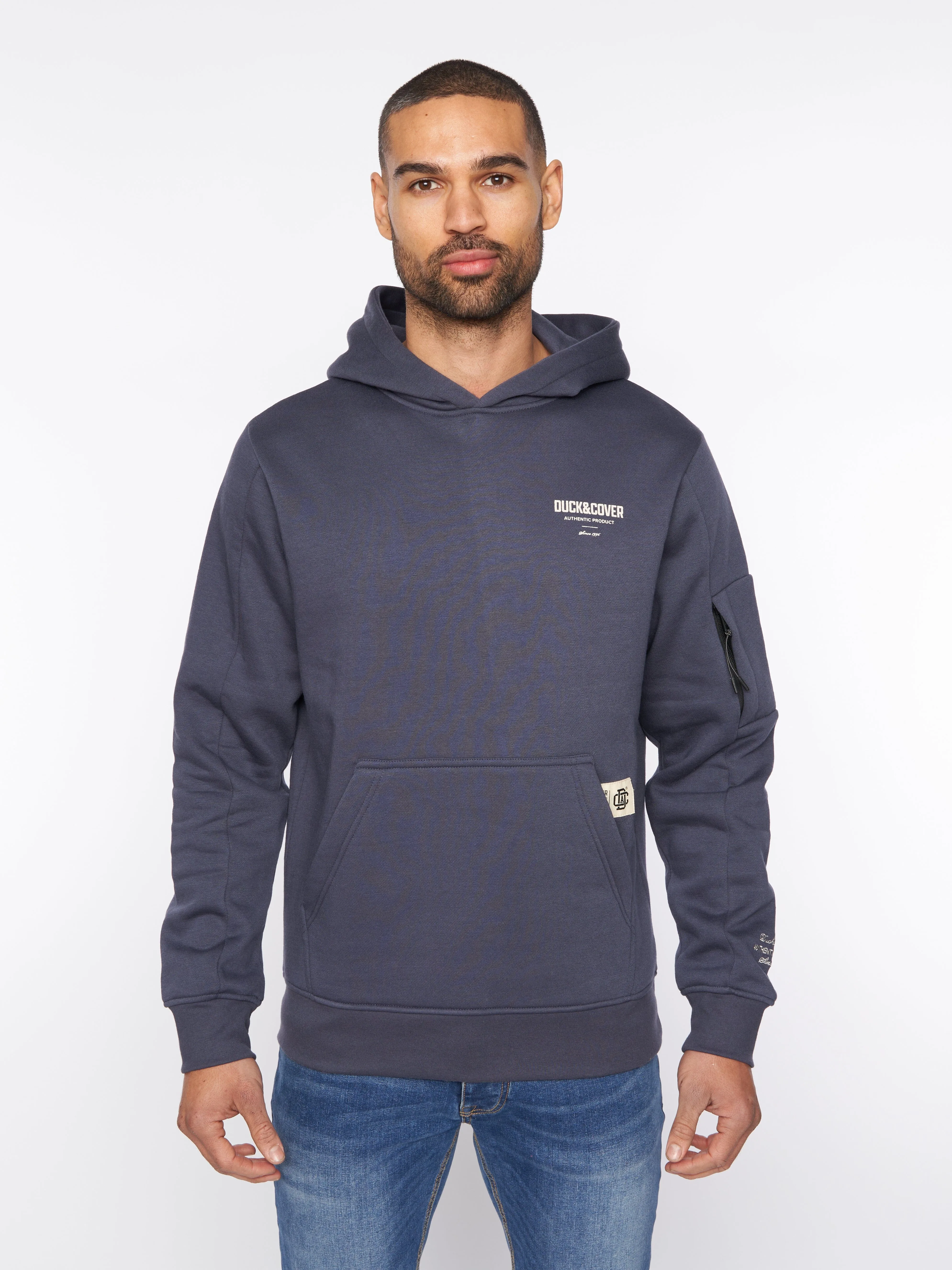 Lewys Hoodie Navy sold by Brand Corner