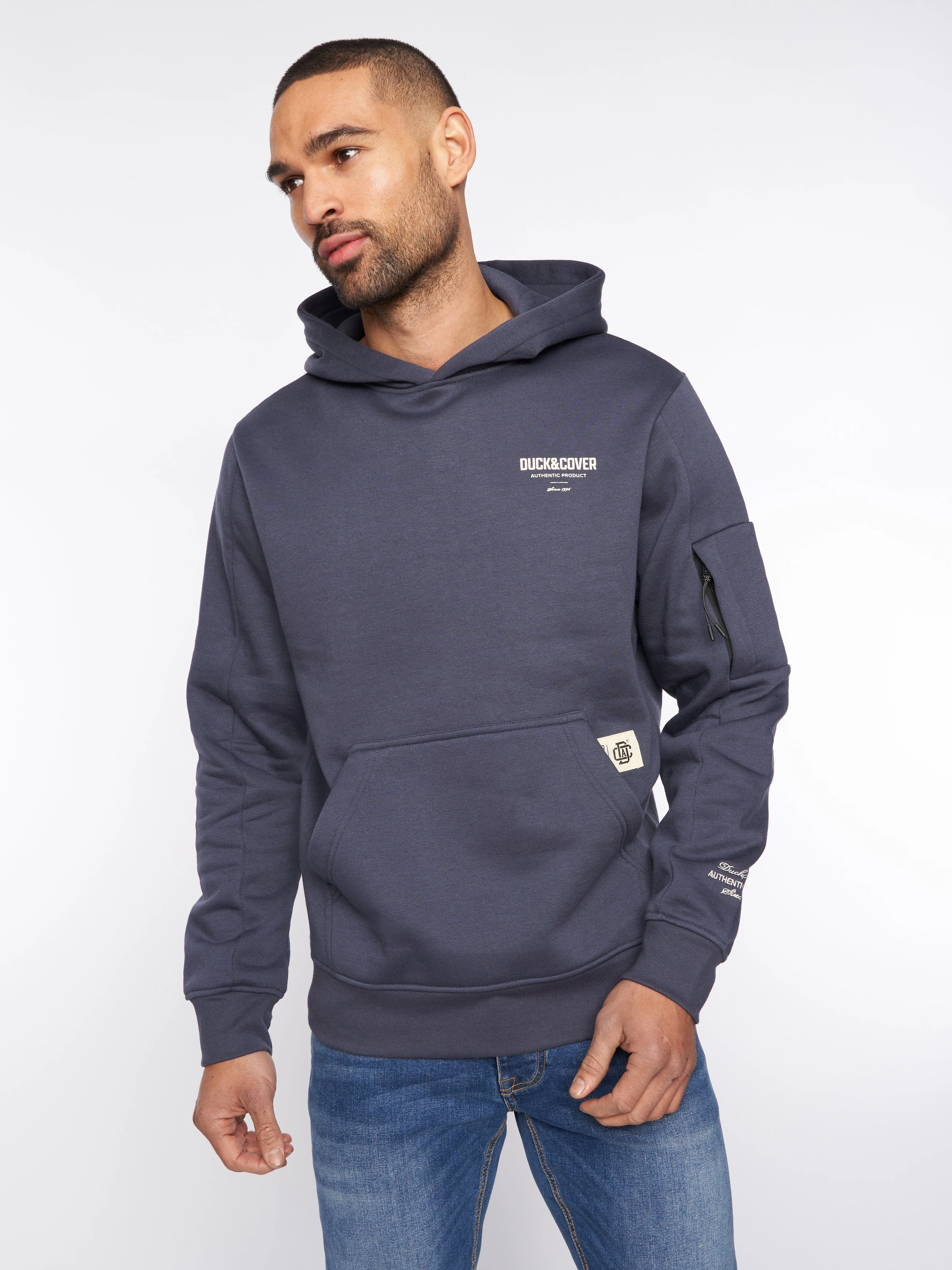 Lewys Hoodie Navy sold by Brand Corner product image thumbnail 4