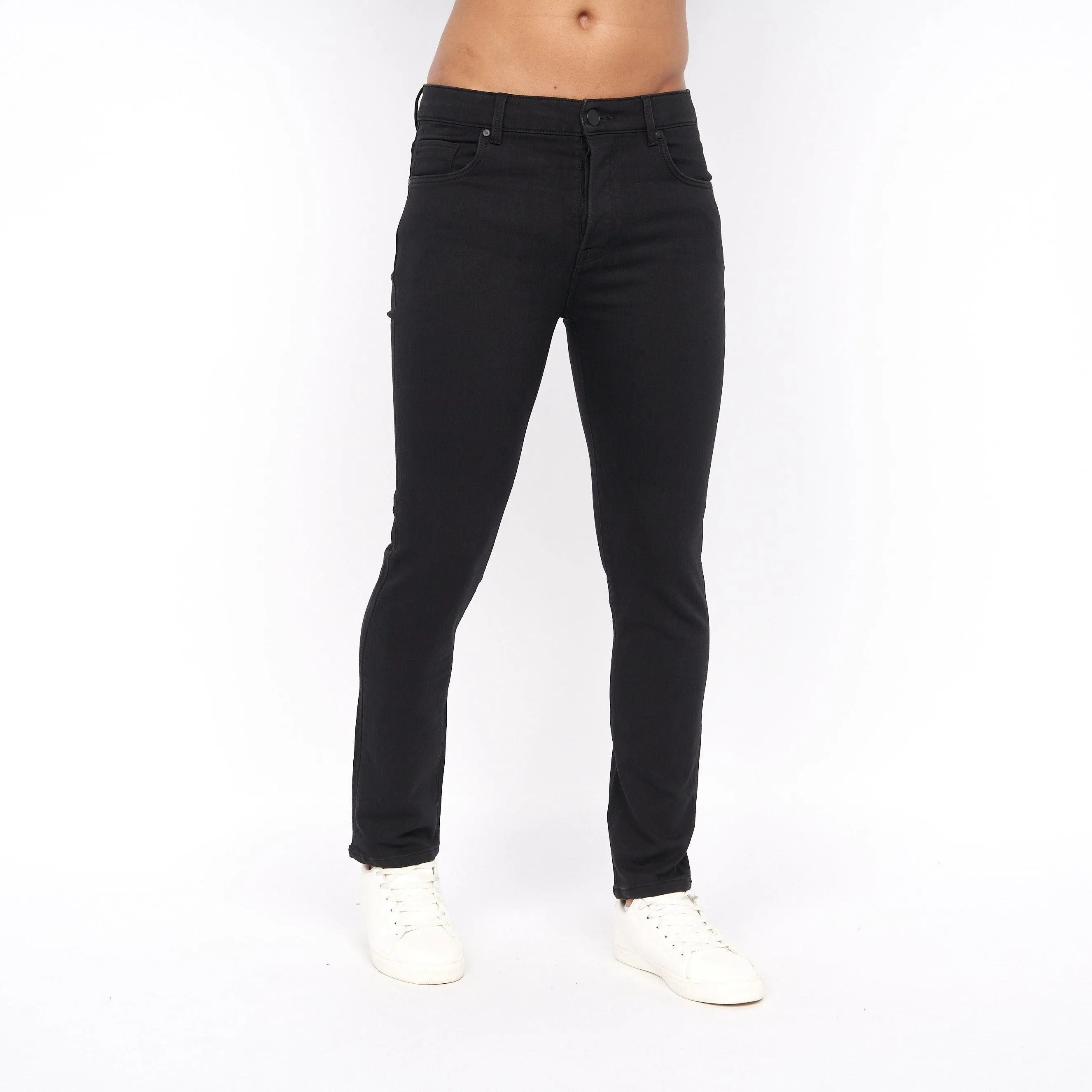 Crosshatch Mens Lampoons Slim Fit Jeans Black sold by Brand Corner product image thumbnail 2