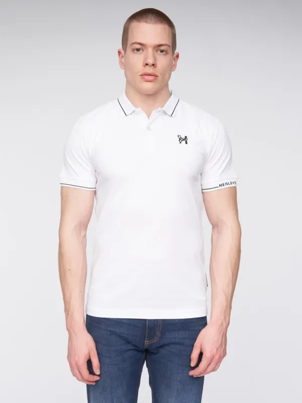 Mens Hentyme Polo White sold by Brand Corner
