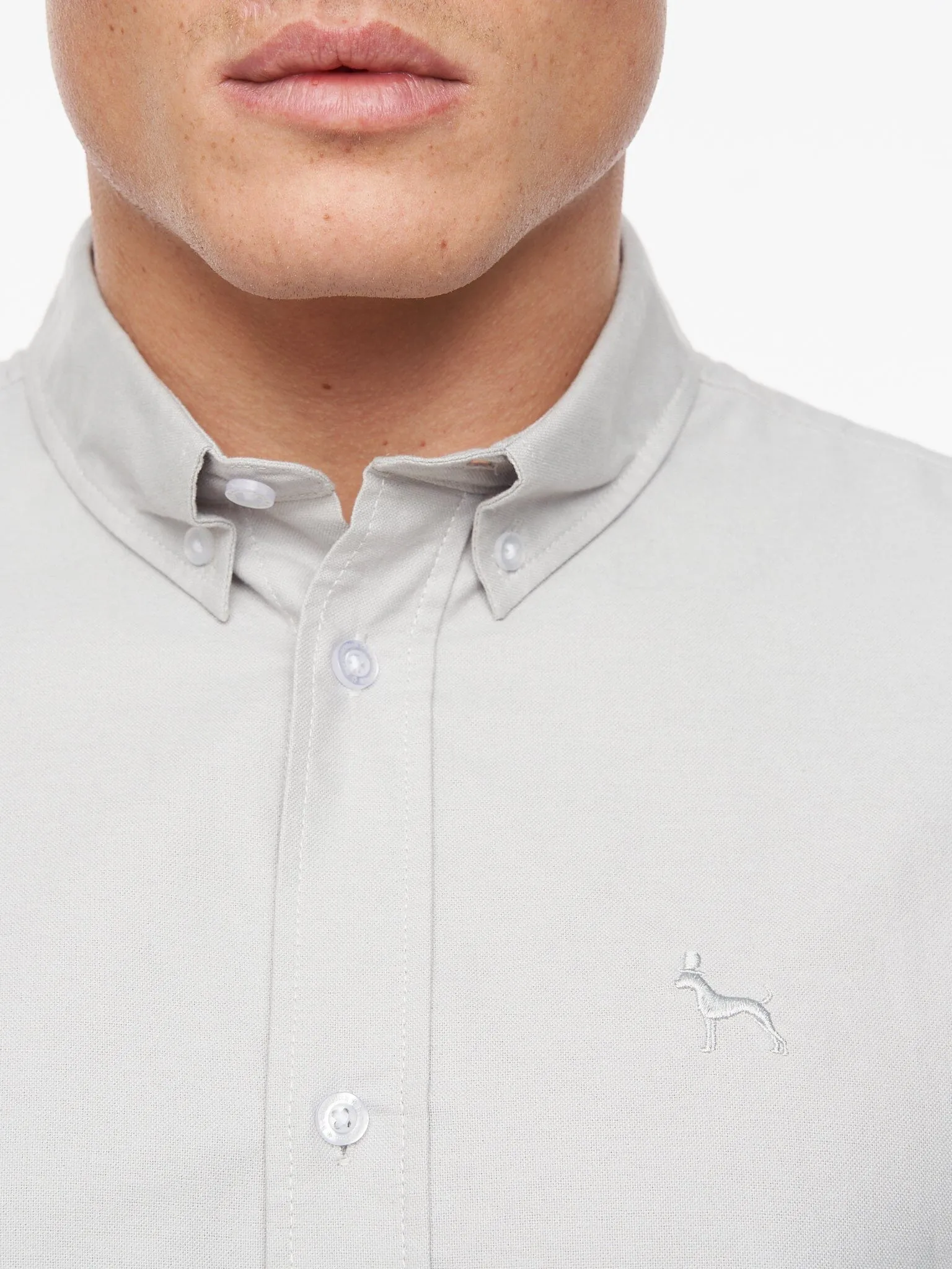 Ervin Oxford Shirt Light Grey sold by Brand Corner product image thumbnail 4
