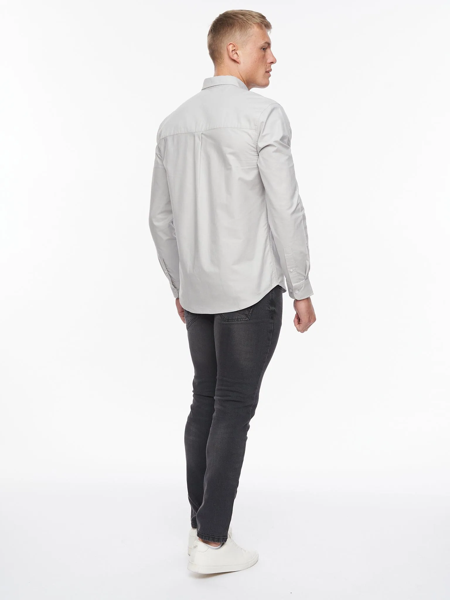 Ervin Oxford Shirt Light Grey sold by Brand Corner product image thumbnail 2