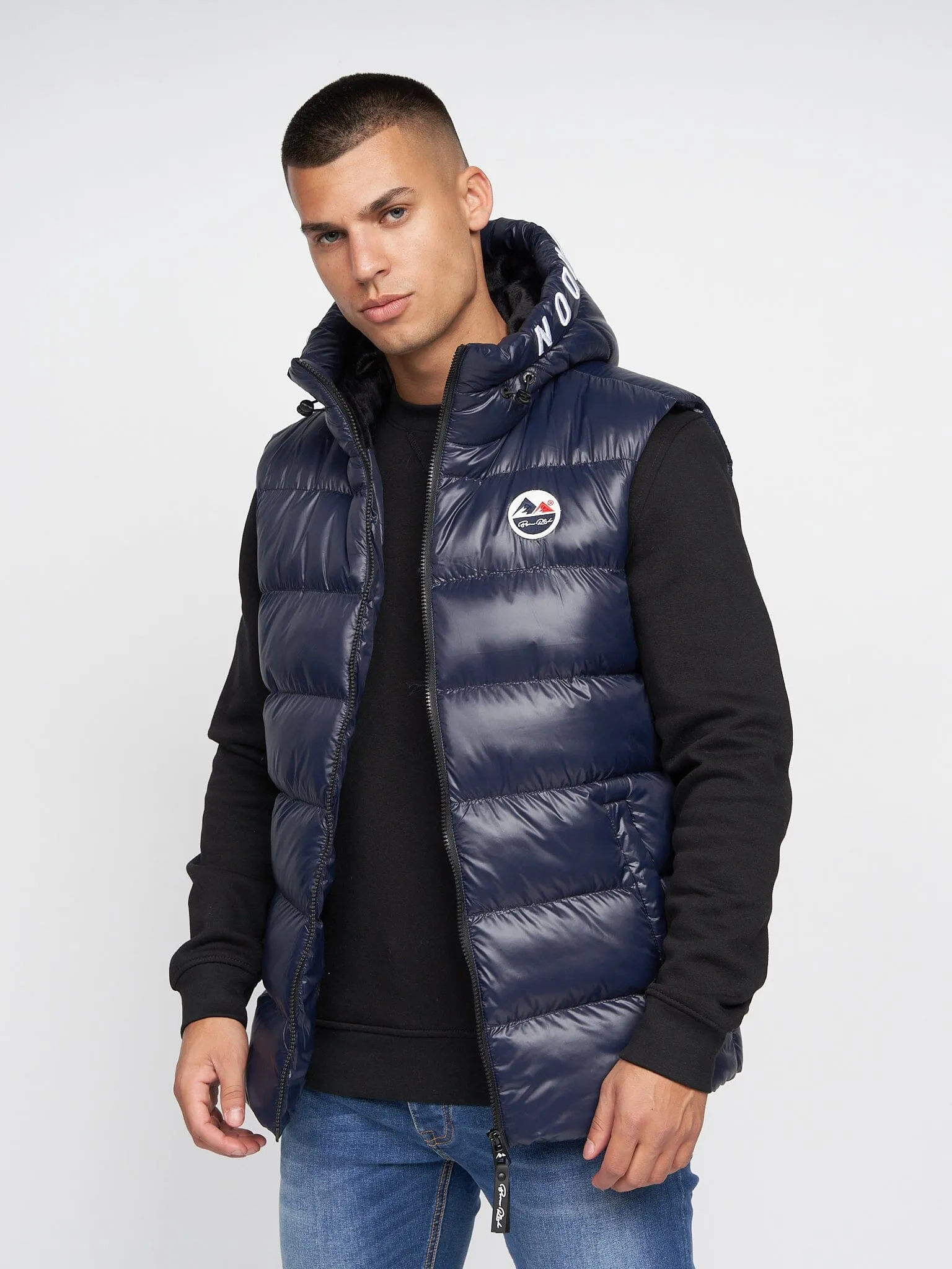 Karnos Hooded Gilet Dark Navy sold by Brand Corner product image thumbnail 3