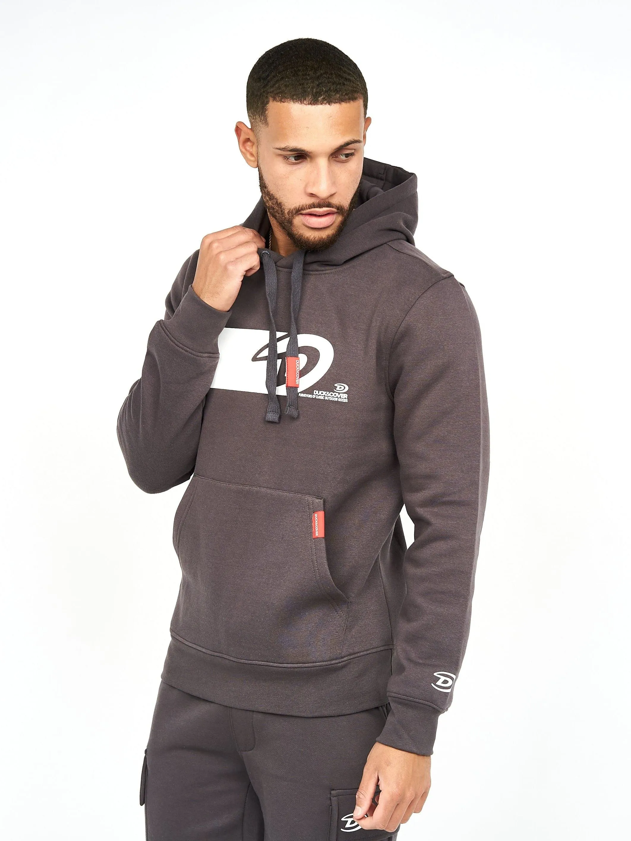 Bidwell Hoodie Dark Charcoal Marl/Black sold by Brand Corner product image thumbnail 5