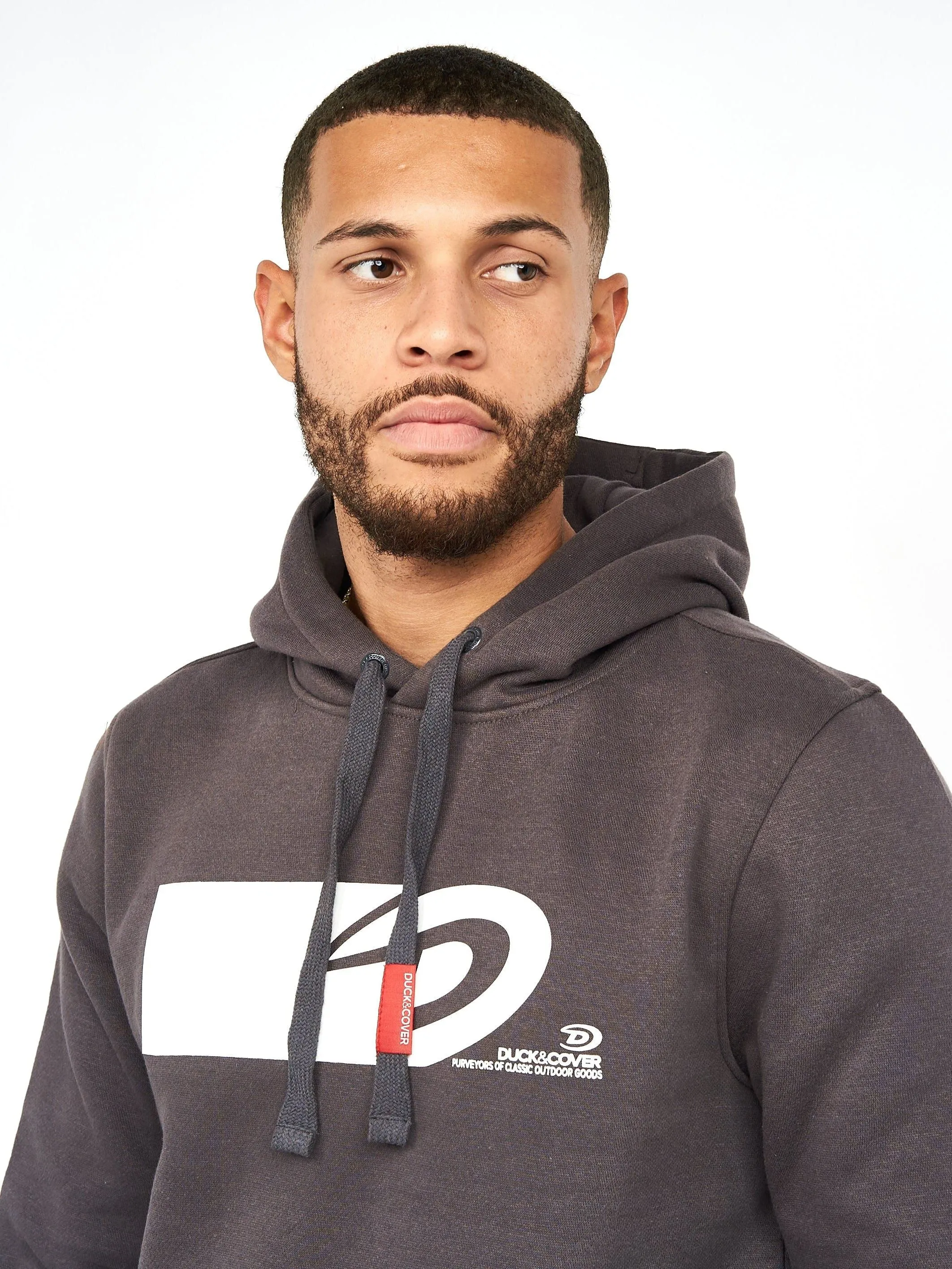 Bidwell Hoodie Dark Charcoal Marl/Black sold by Brand Corner product image thumbnail 4