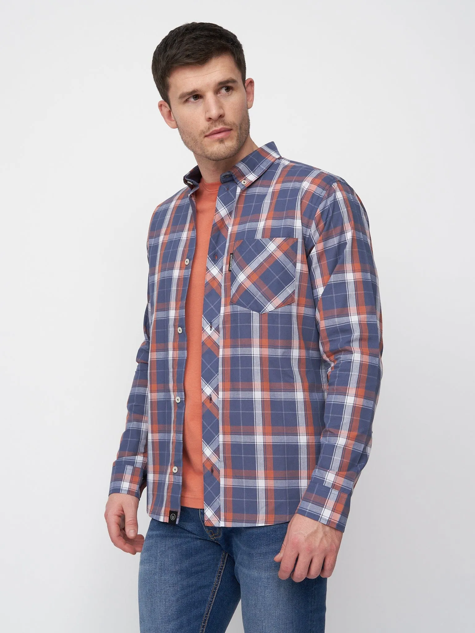 Lennmore Shirt Navy Check sold by Brand Corner product image thumbnail 2