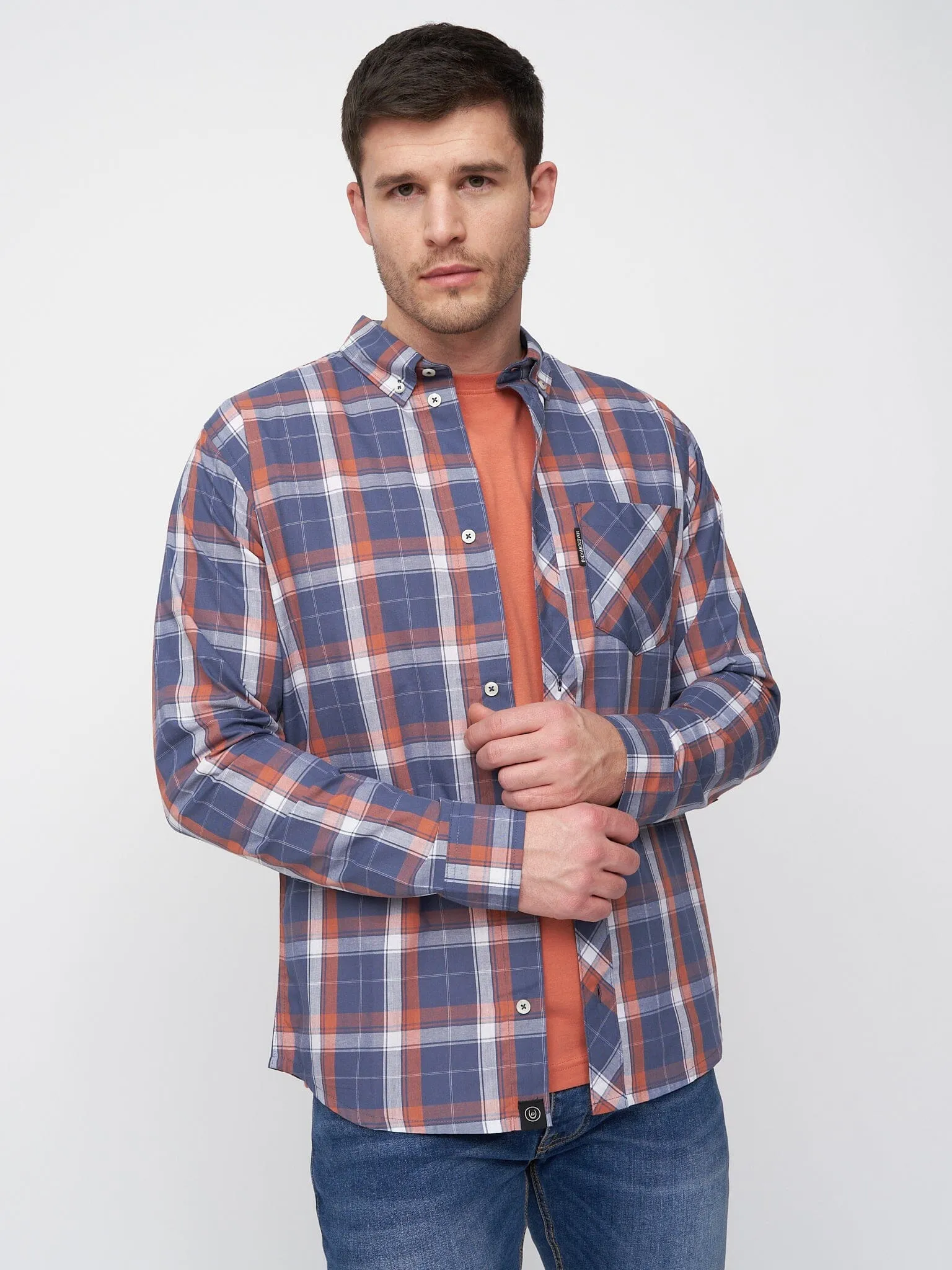 Lennmore Shirt Navy Check sold by Brand Corner product image thumbnail 5