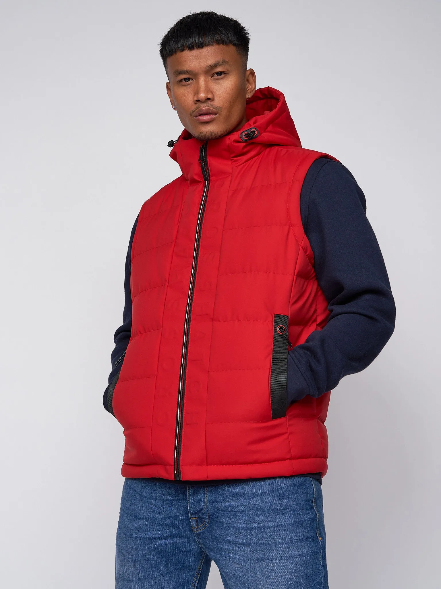 Kampnew Embossed Gilet Red sold by Brand Corner product image thumbnail 5