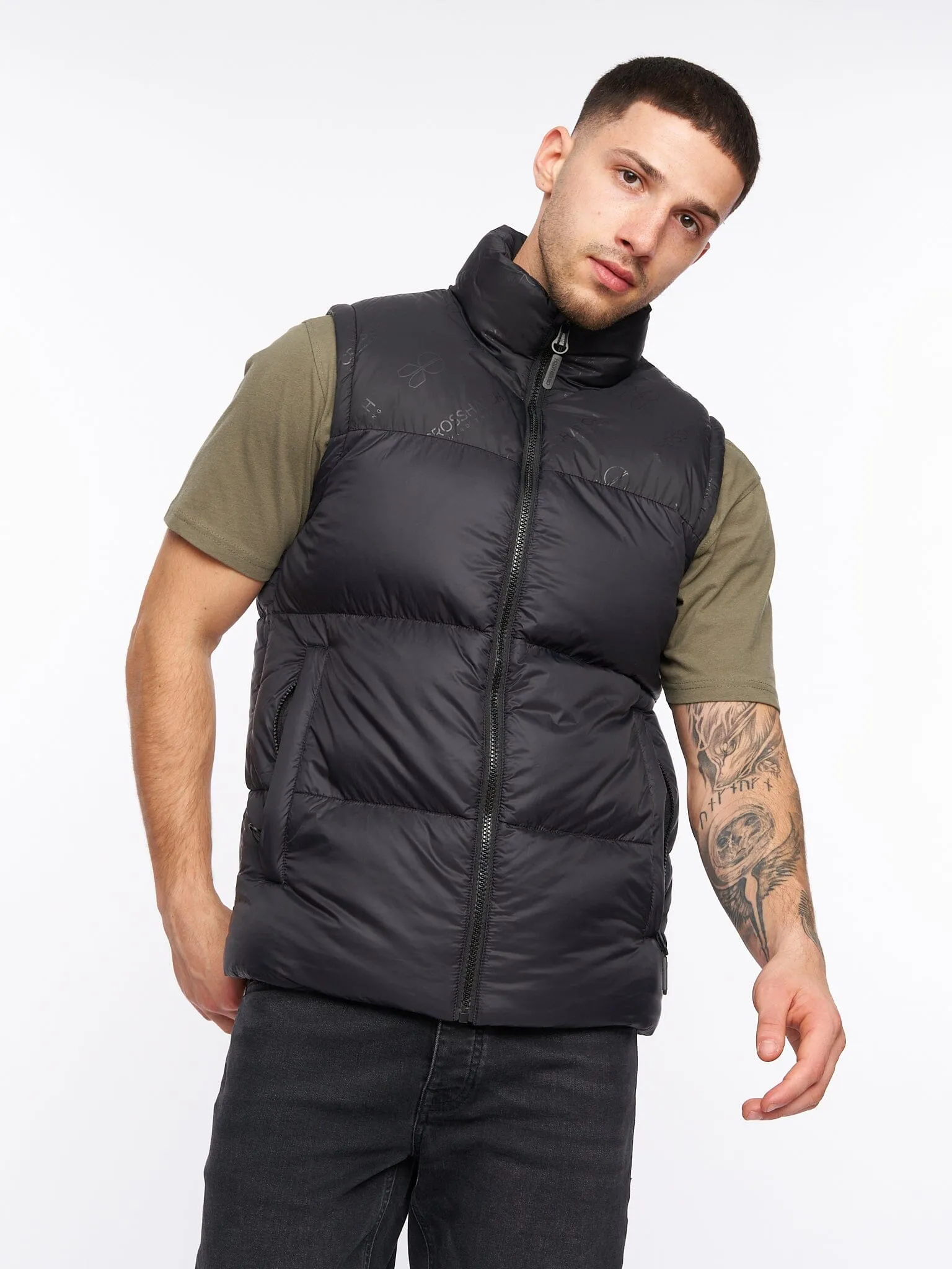 Demerley Gilet Black sold by Brand Corner