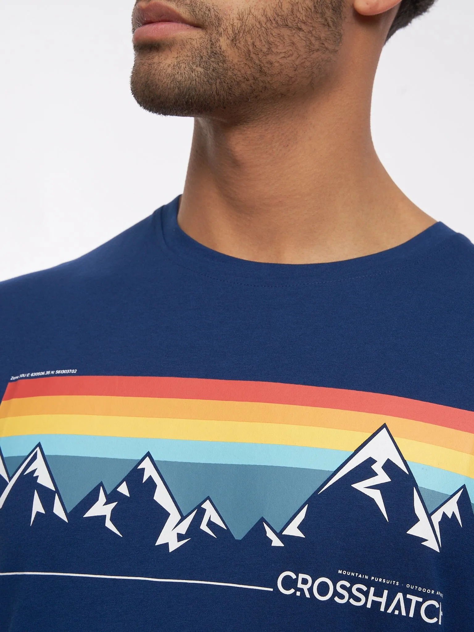 Chamlang T-Shirt Navy Marl sold by Brand Corner product image thumbnail 4