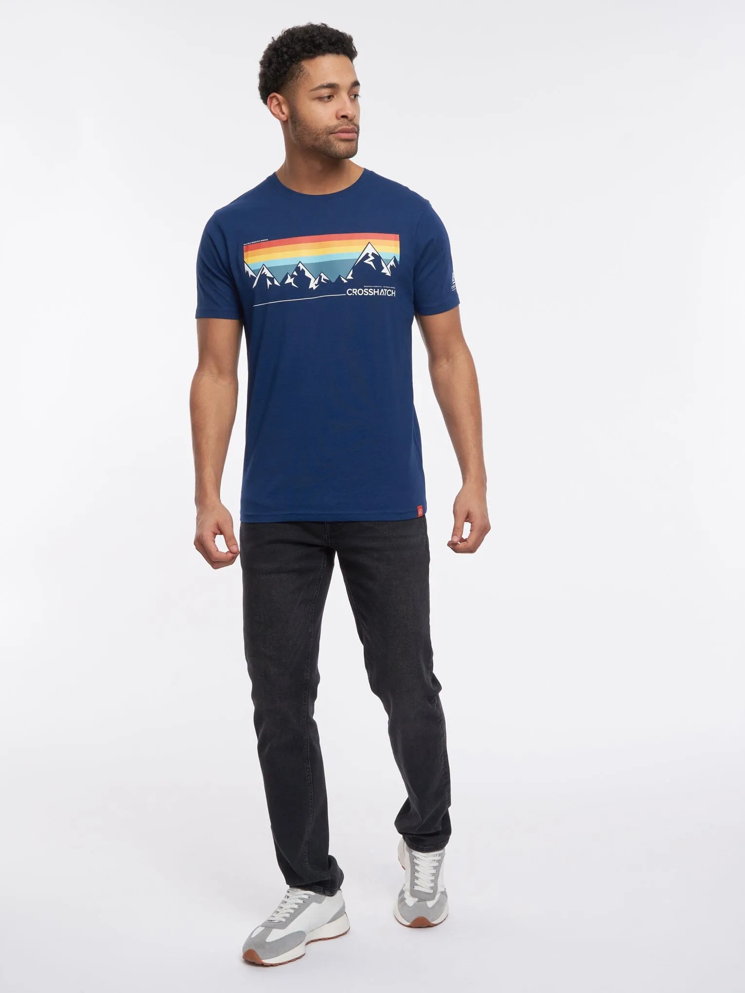 Chamlang T-Shirt Navy Marl sold by Brand Corner product image thumbnail 2