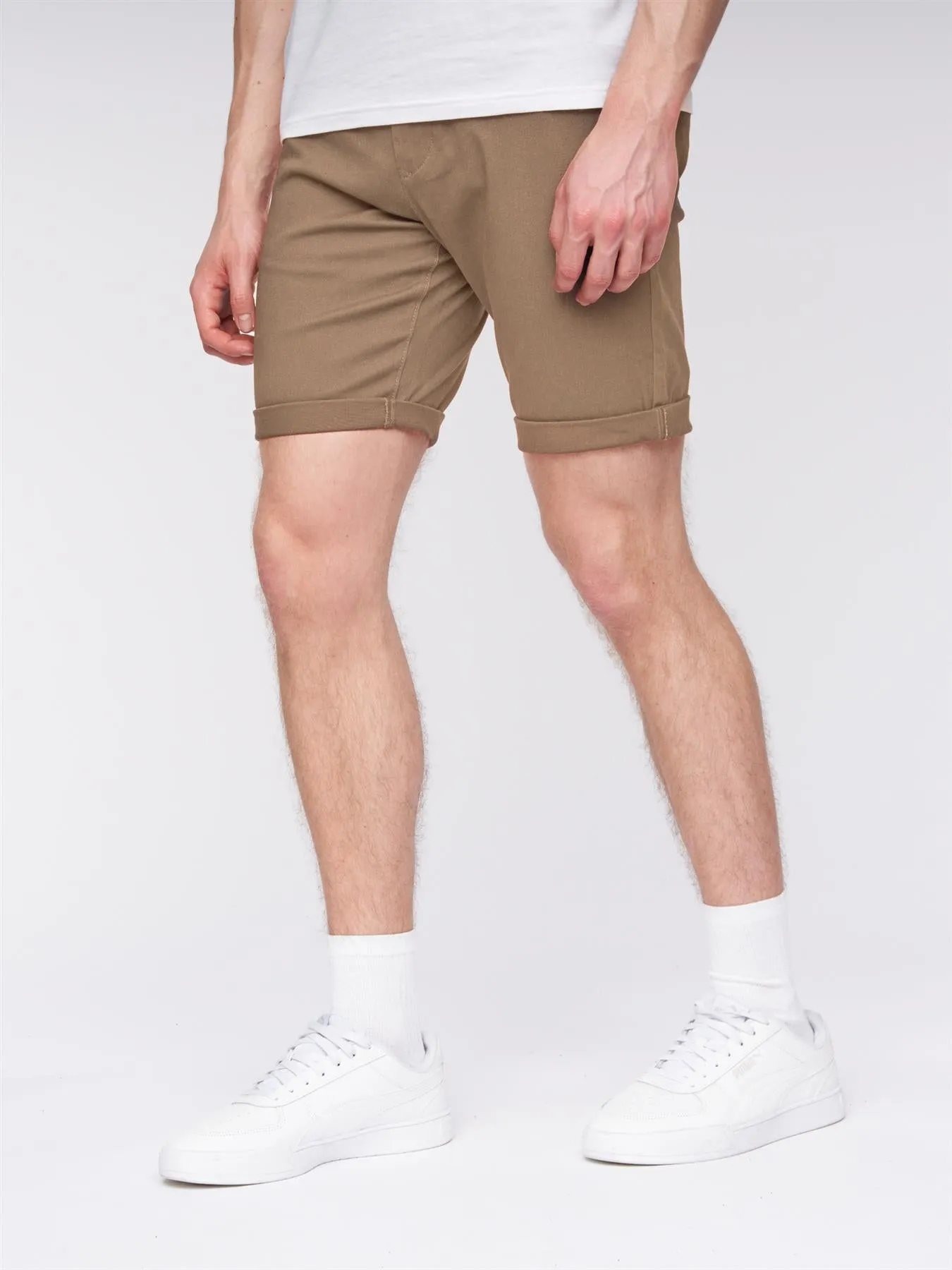 Mens Copehen Chino Shorts Tan sold by Brand Corner