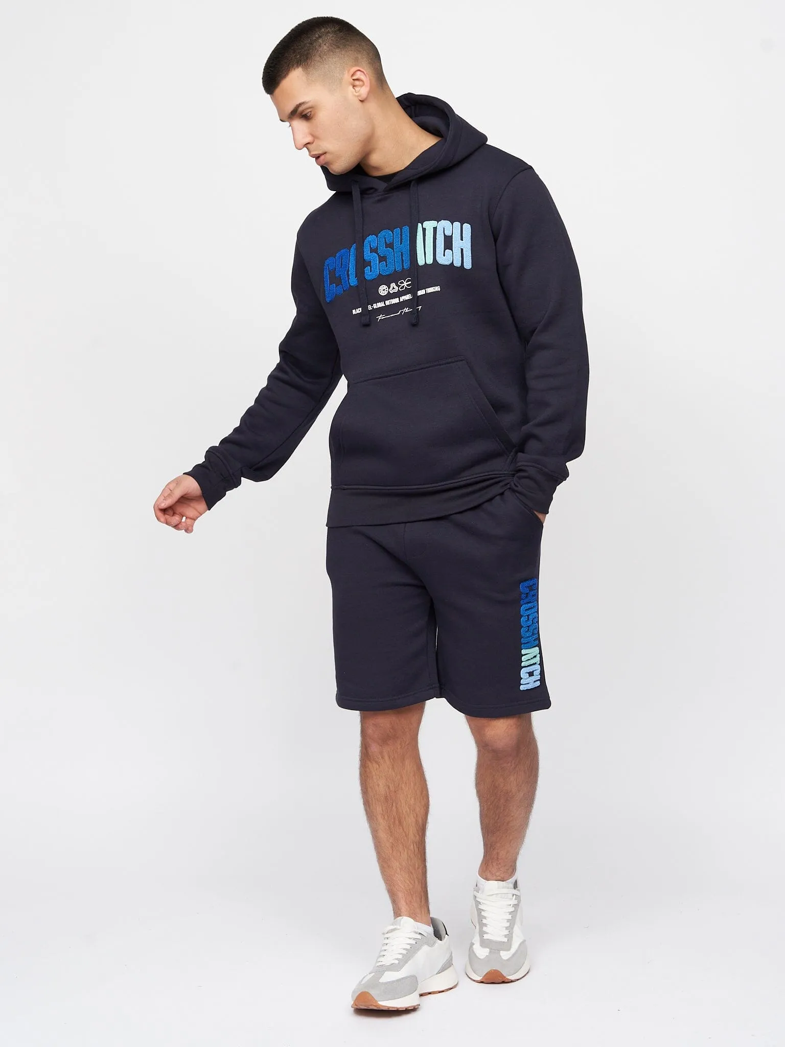 Flocked Shorts Navy sold by Brand Corner