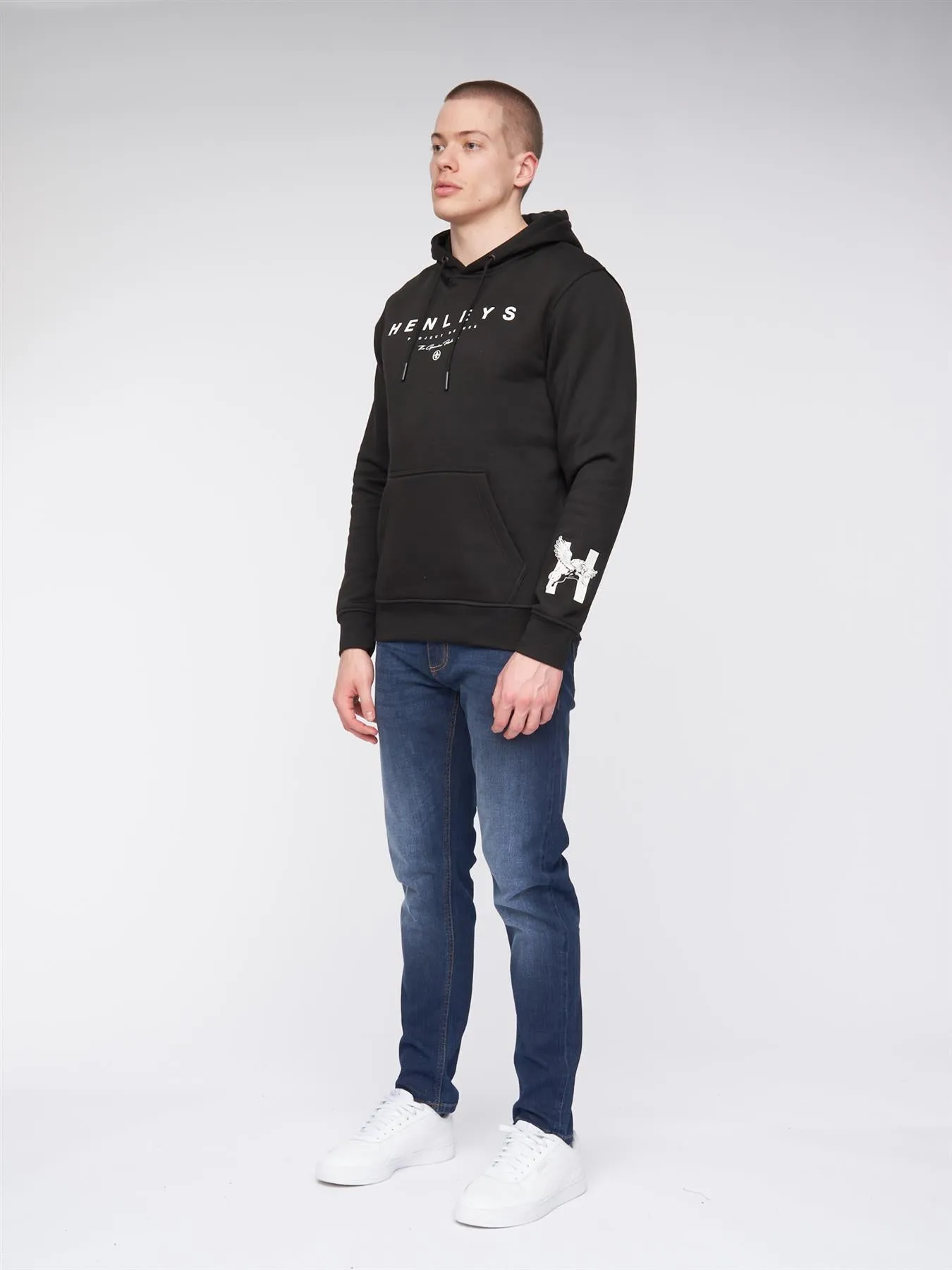 Mens Hentyme Hoodie Black sold by Brand Corner product image thumbnail 2