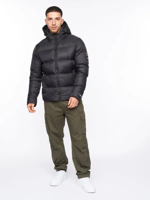 Chemerley Hooded Jacket Black sold by Brand Corner