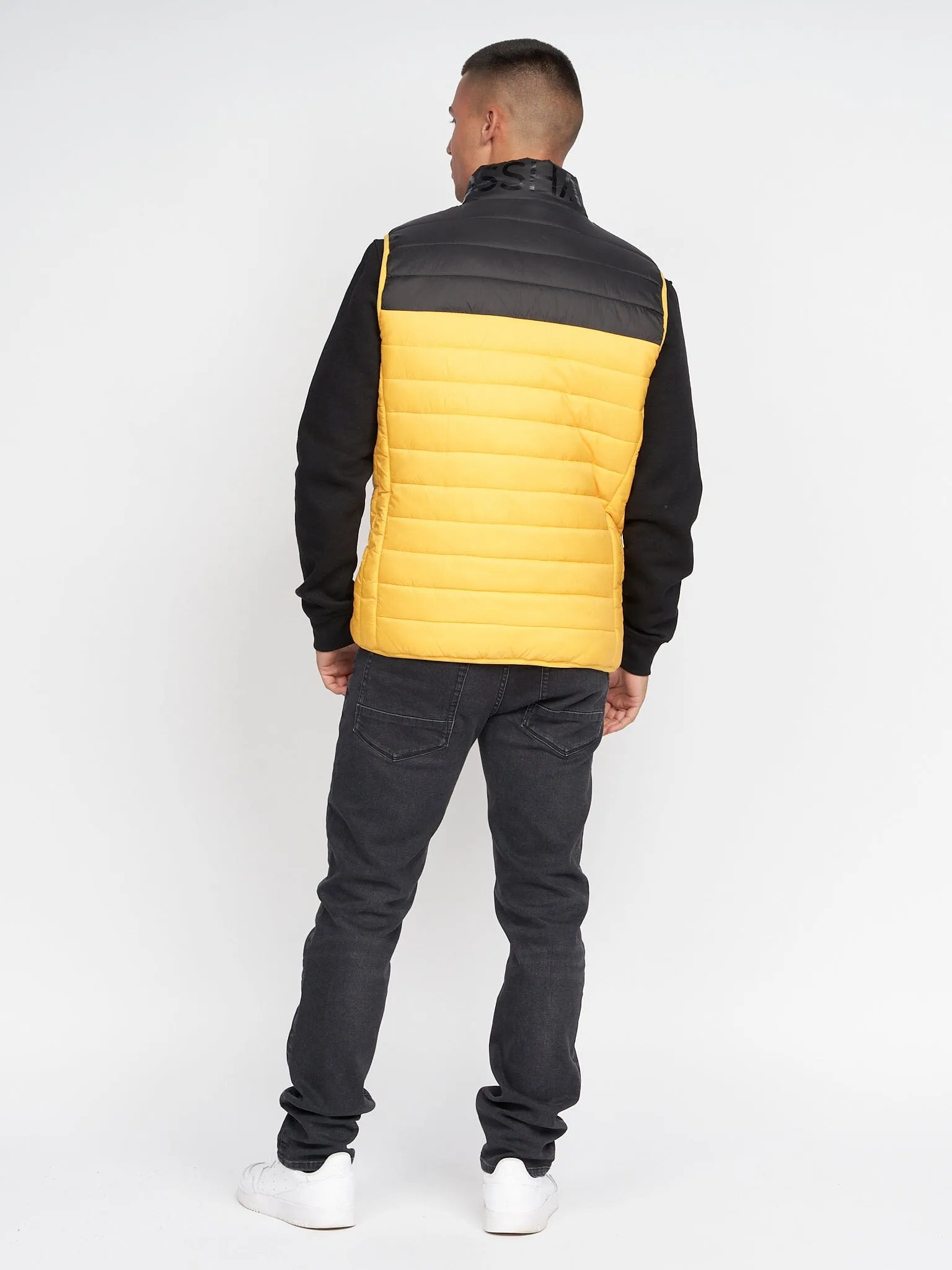 Presnell High Neck Gilet Yellow sold by Brand Corner product image thumbnail 5